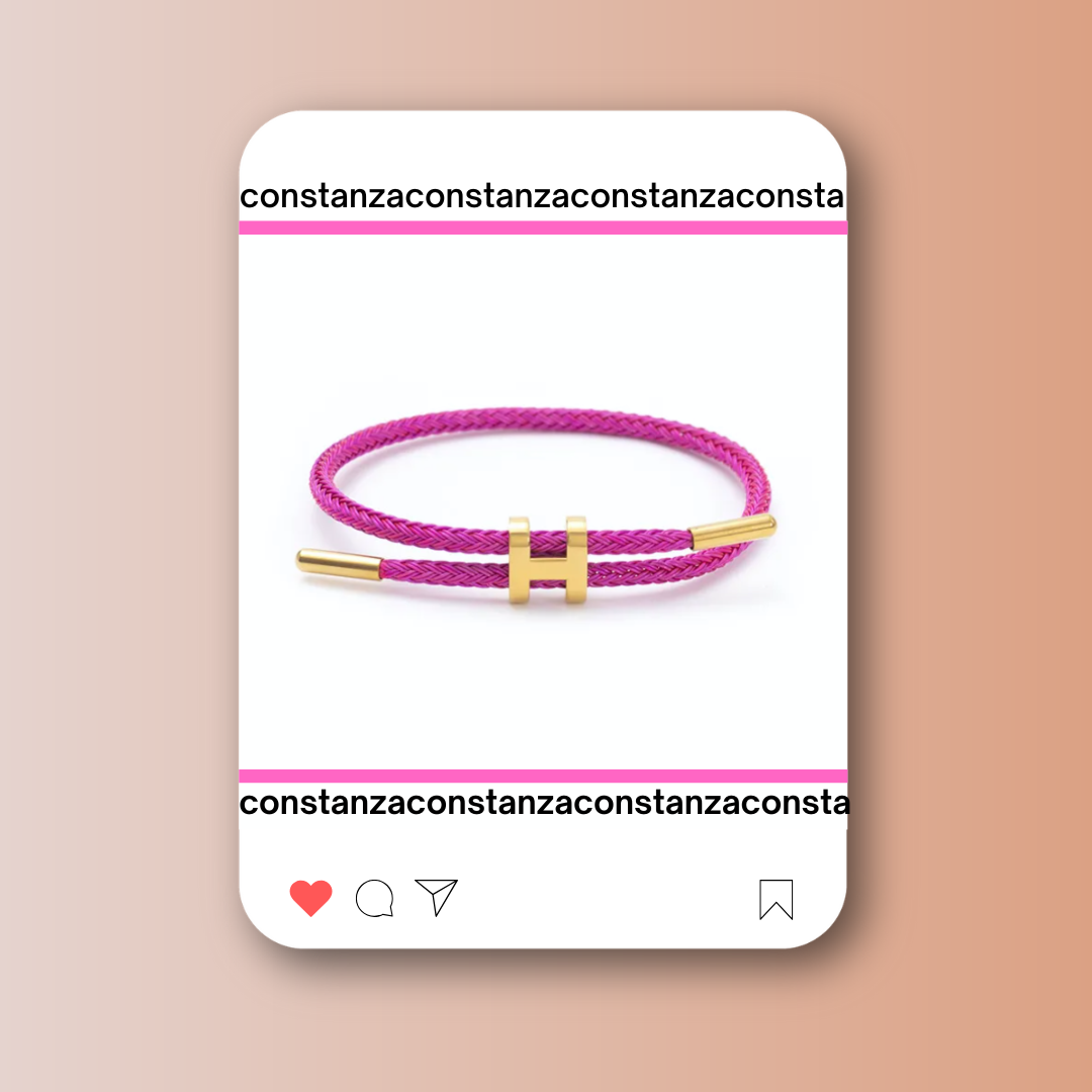 Pulsera H Pink