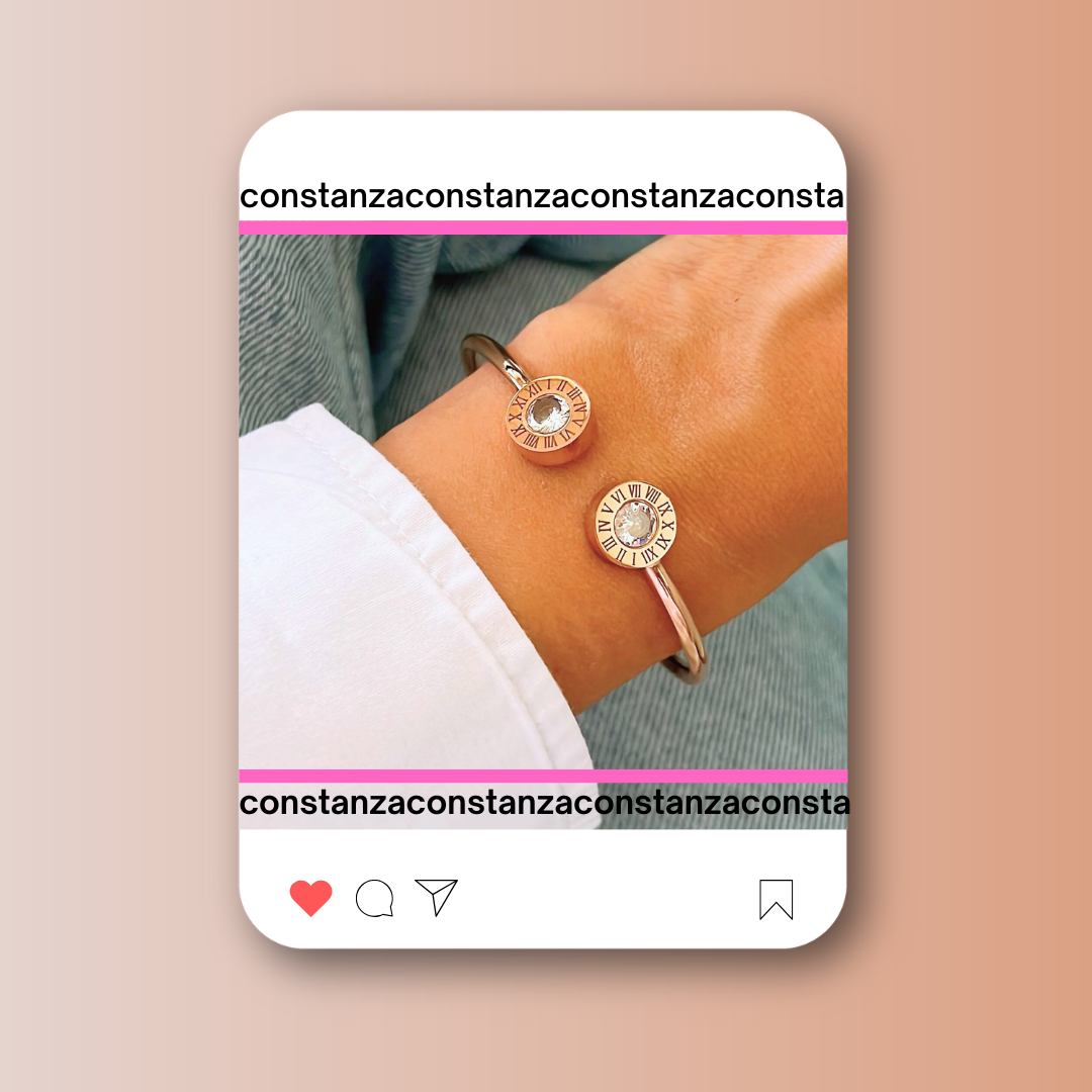 Brazalete Bv Oro Rosa