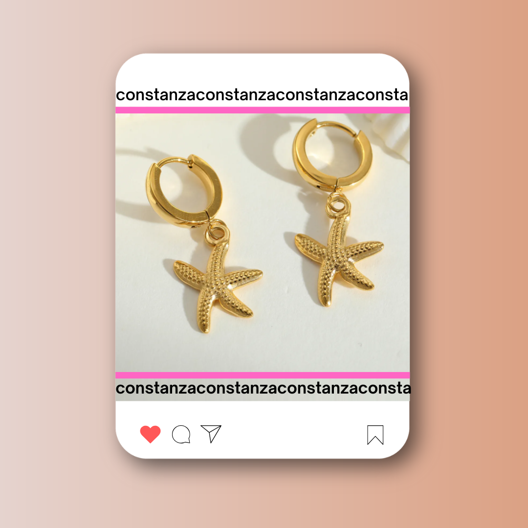 Aretes Estrella de Mar