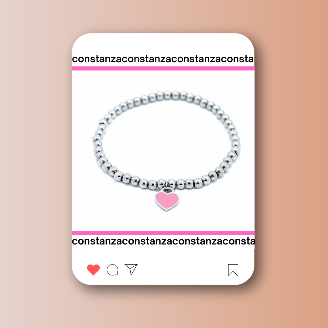 Pulsera Return Plata Pink