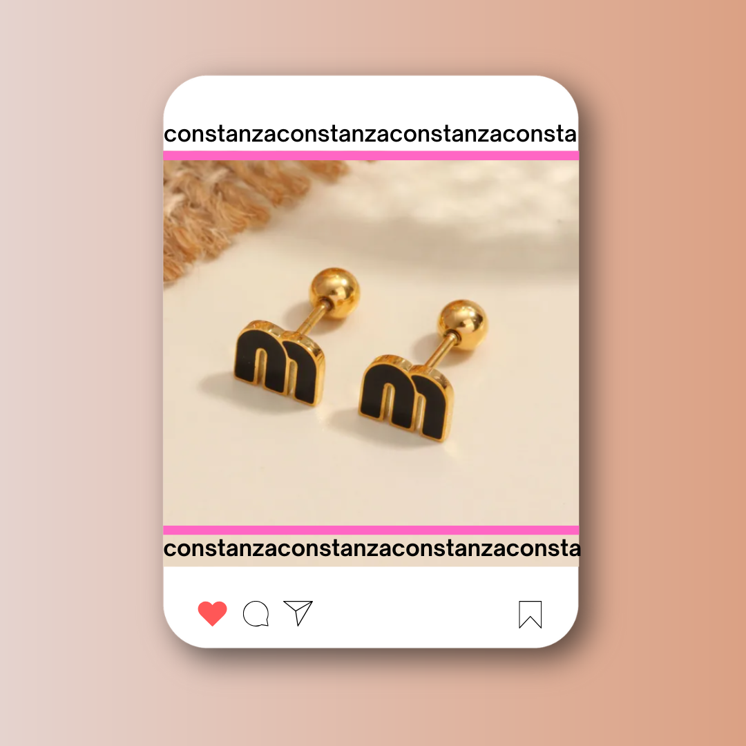 Aretes Mini MM Black