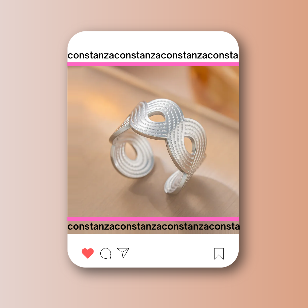 ANILLO LUXY PLATEADO