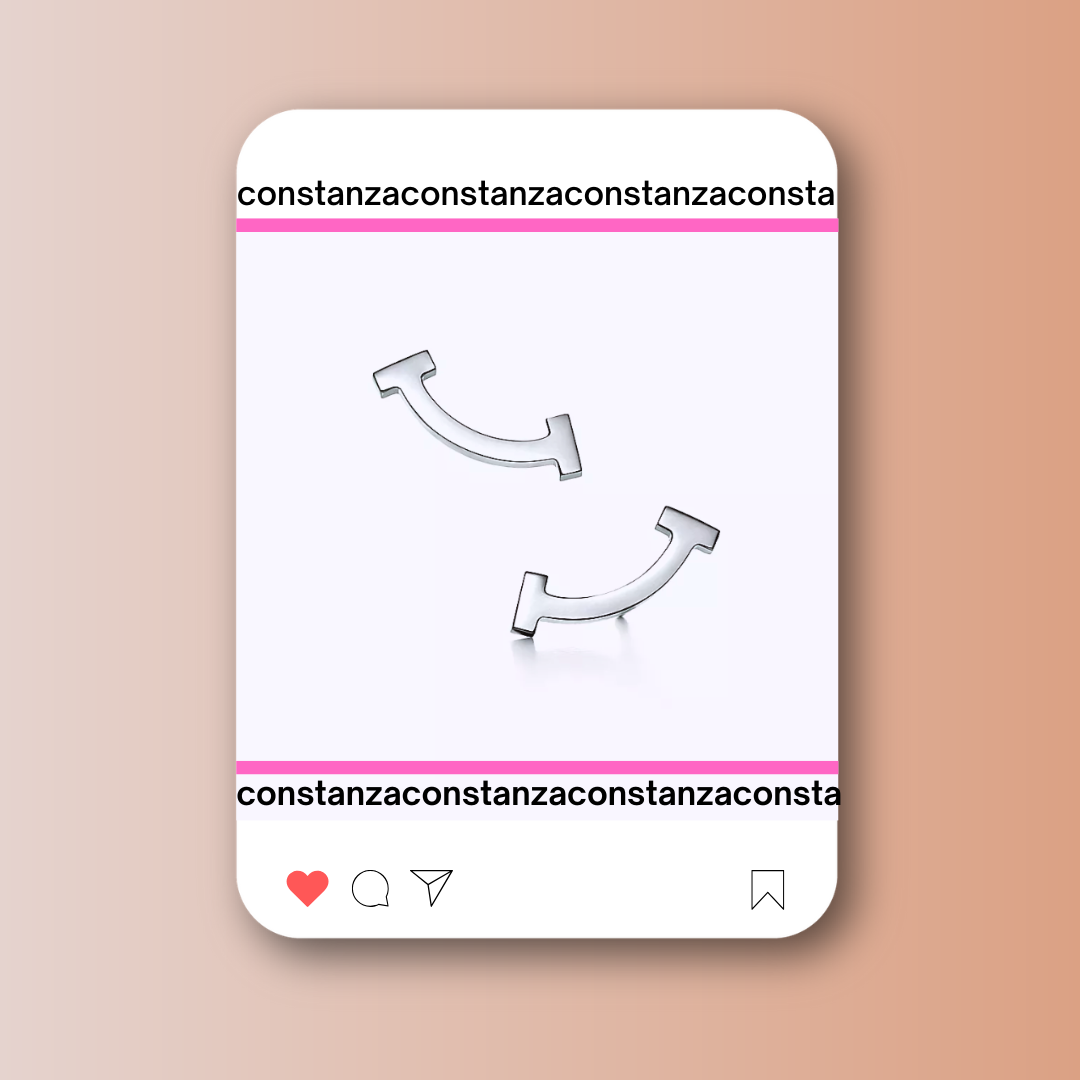 Aretes Mini Smile Silver