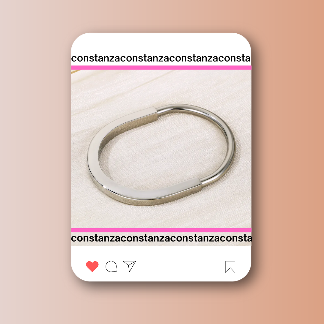 Brazalete Lock Plateado