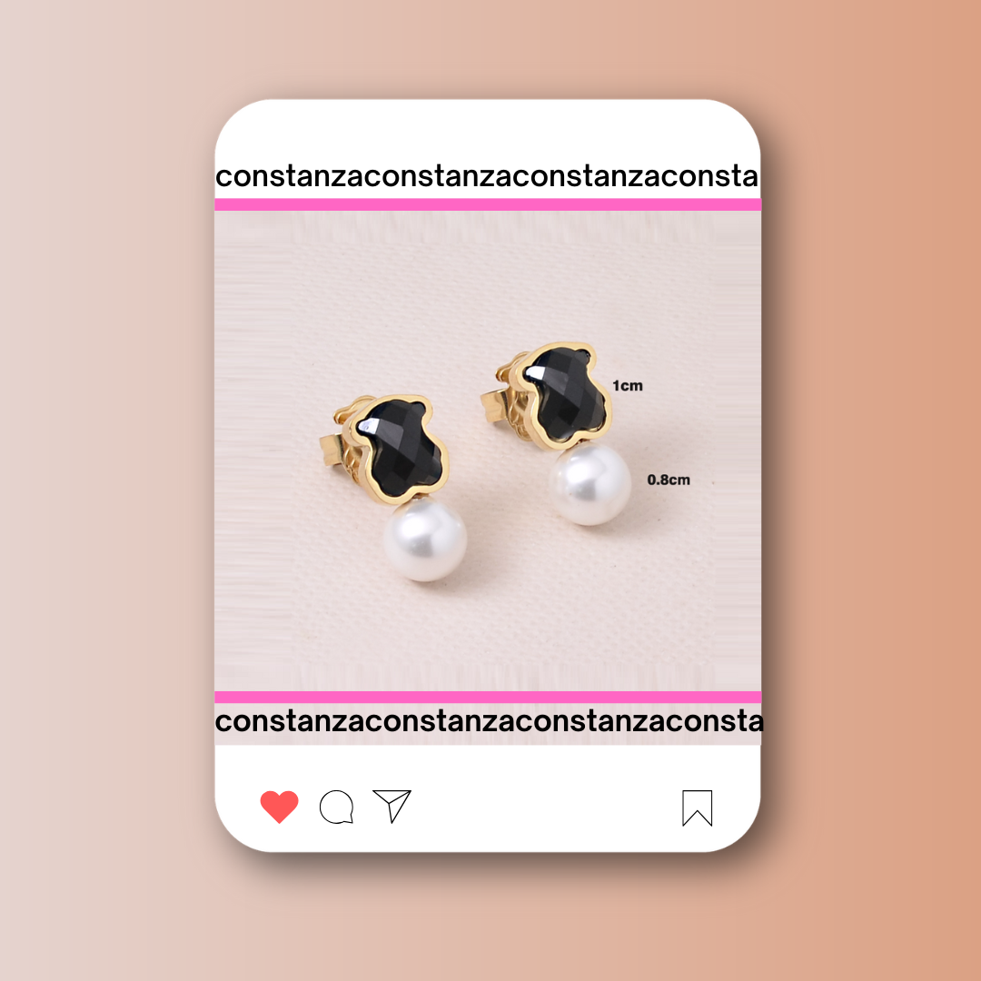 Aretes Ositos U Rock Gold