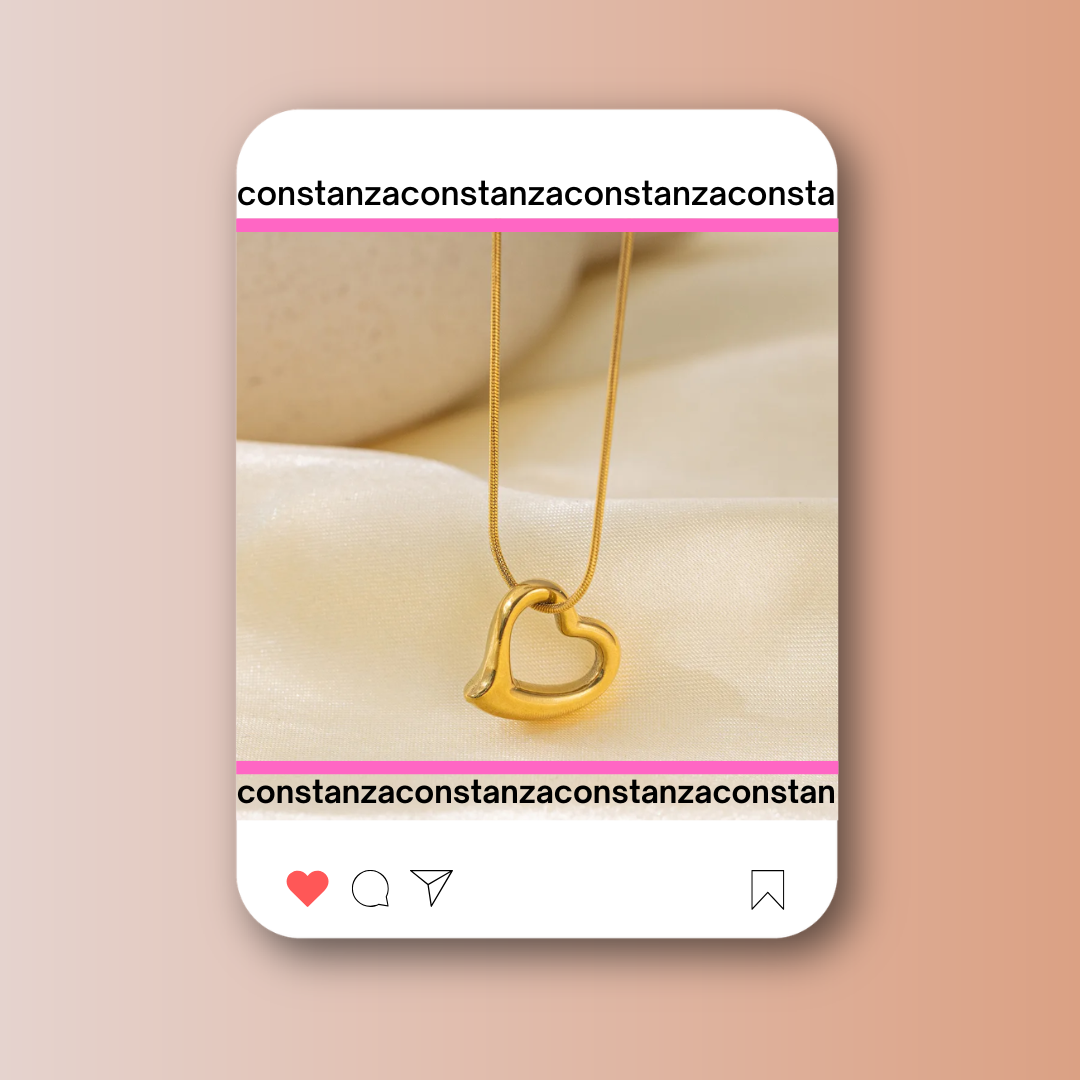 Colgante Corazón Return Gold