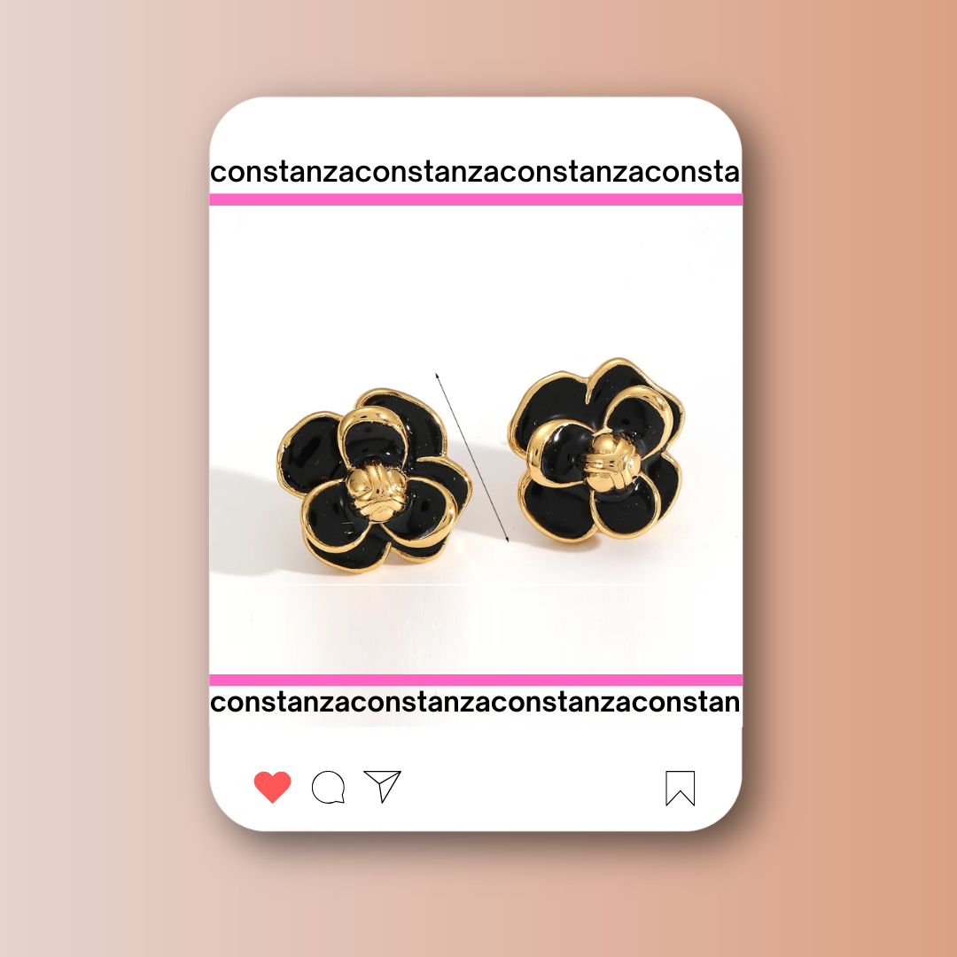 Aretes So Romantic Black