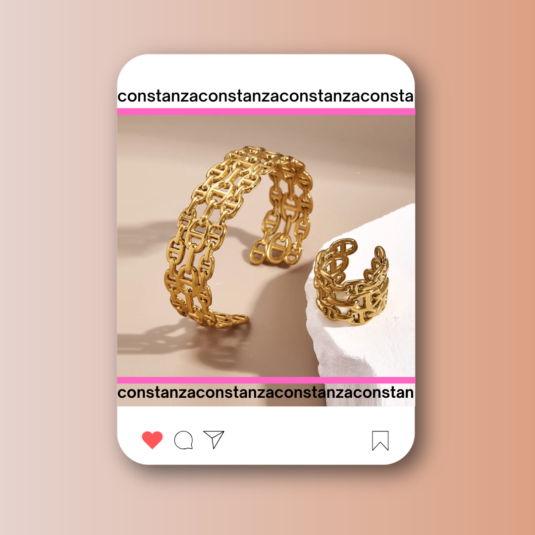 SET Brazalete y Anillo H