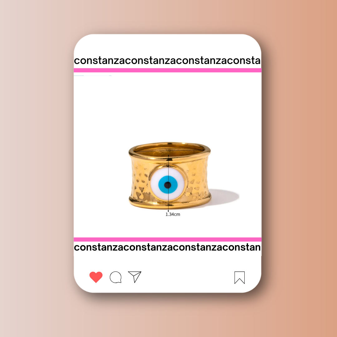 Anillo Amuleto Gold Talla 7