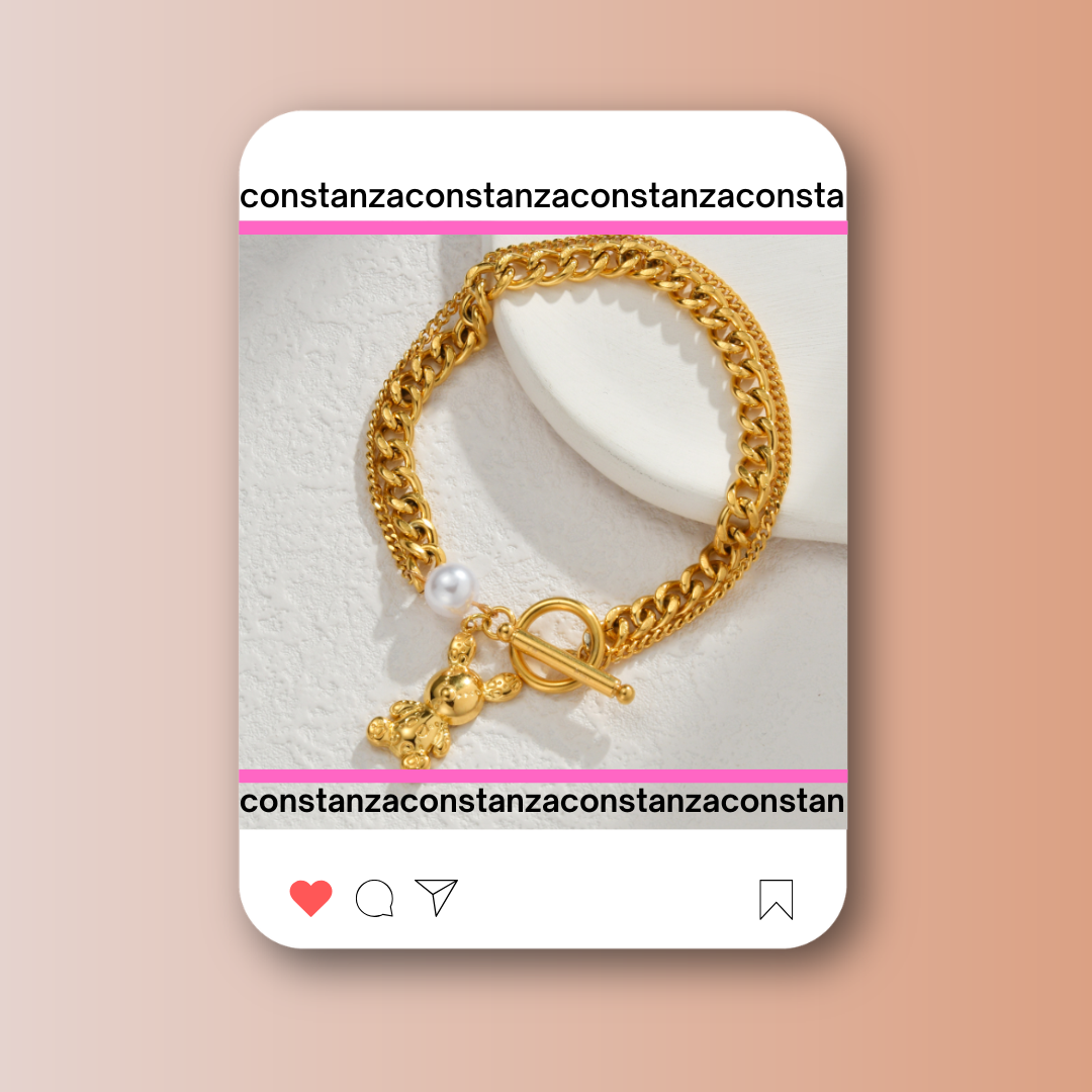 Pulsera Doble Bunny