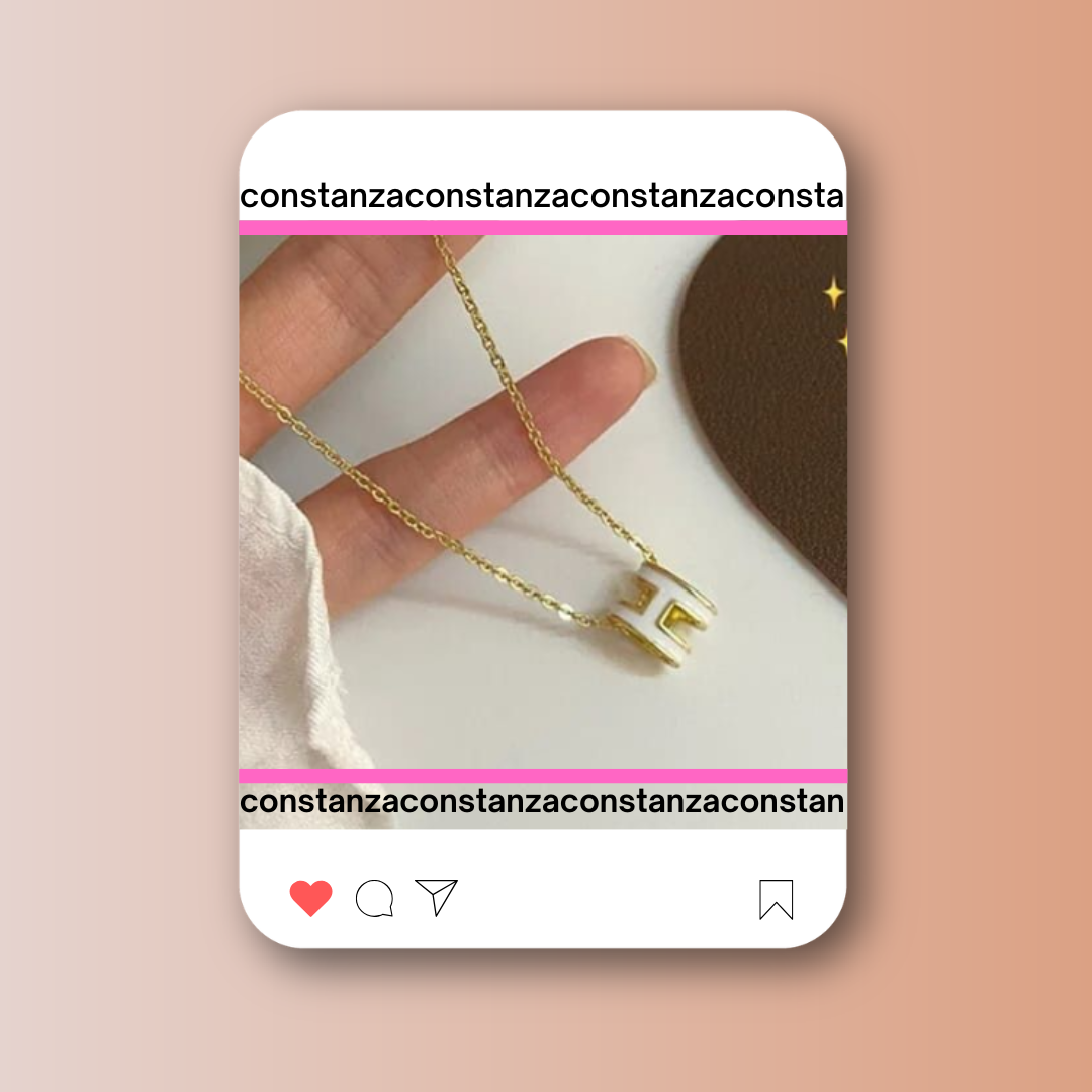 Collar H White