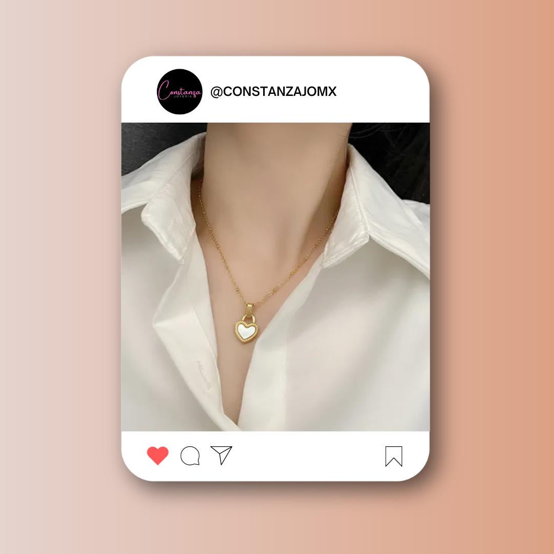 Collar Doble Vista Corazones