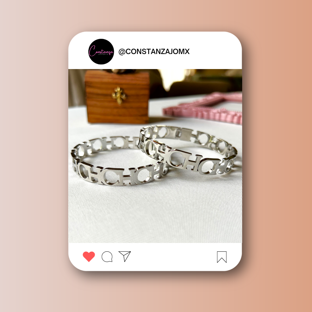 Brazalete CH Plata