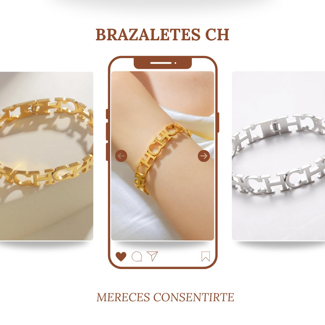 Brazalete CH Dorado