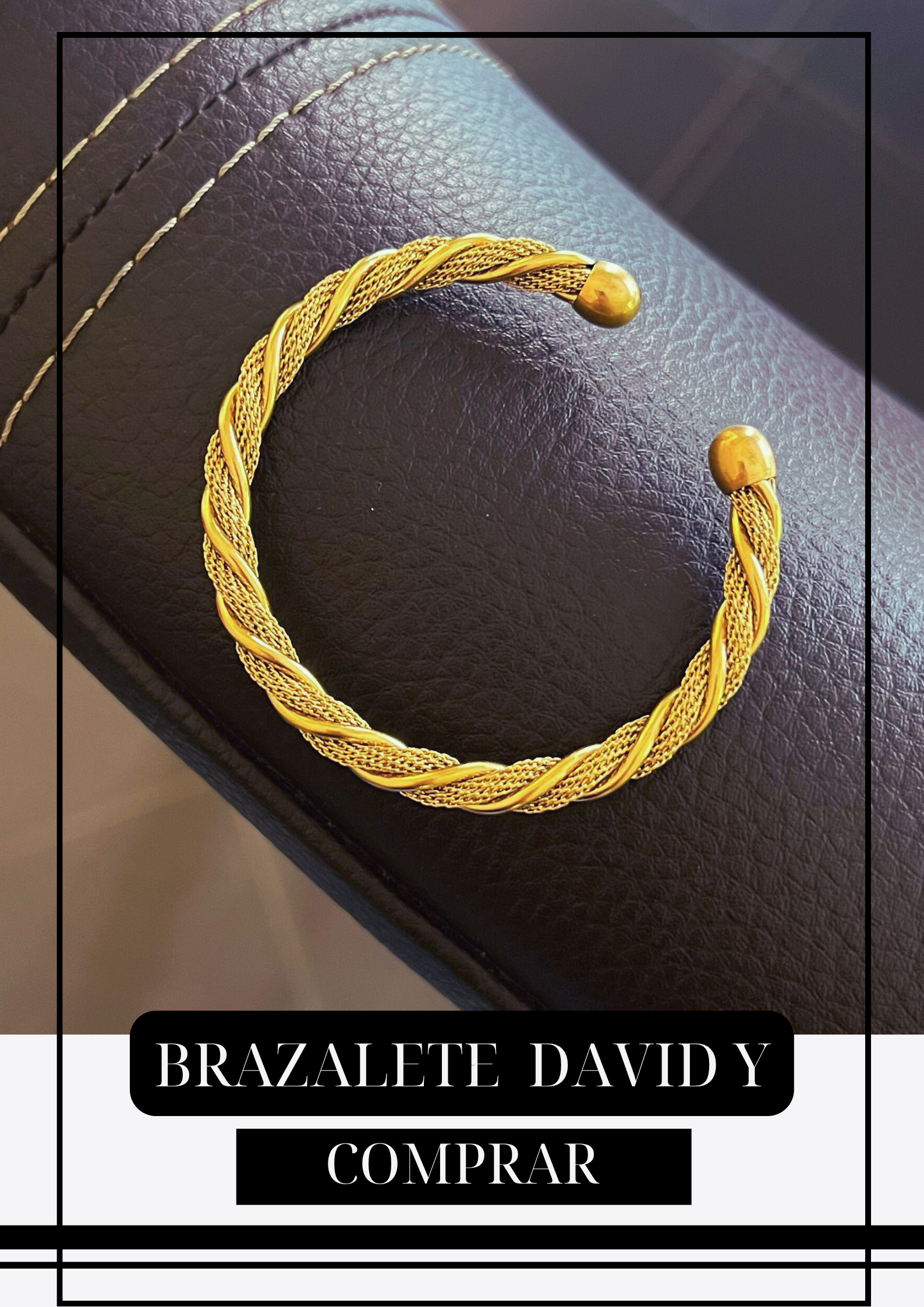 Brazalete DY Dorado