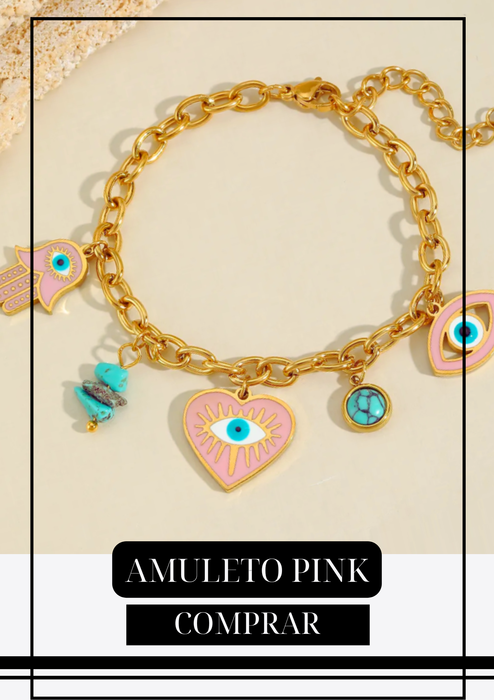 Pulsera Amuleto Pink