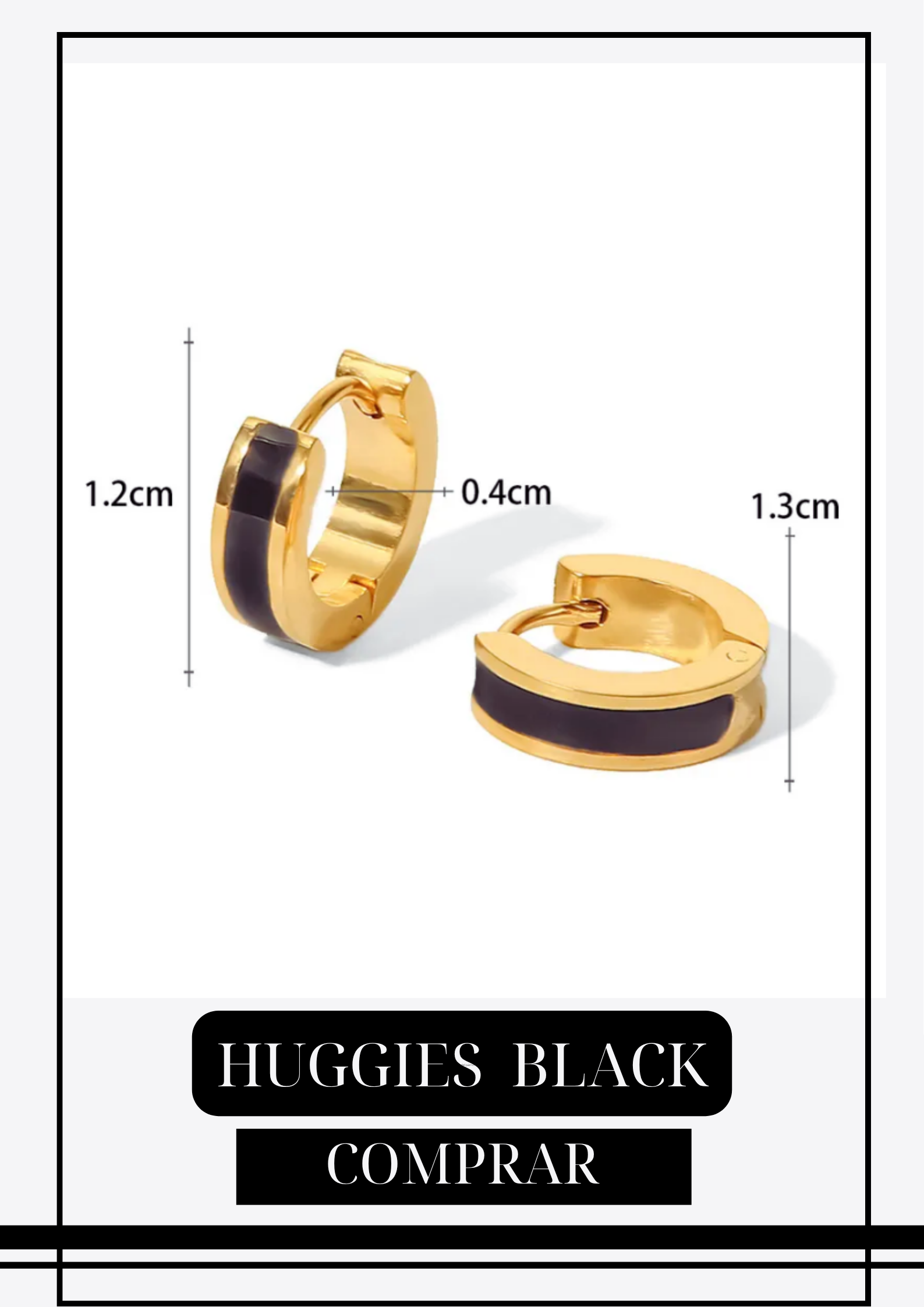 Huggies Clásicos negros