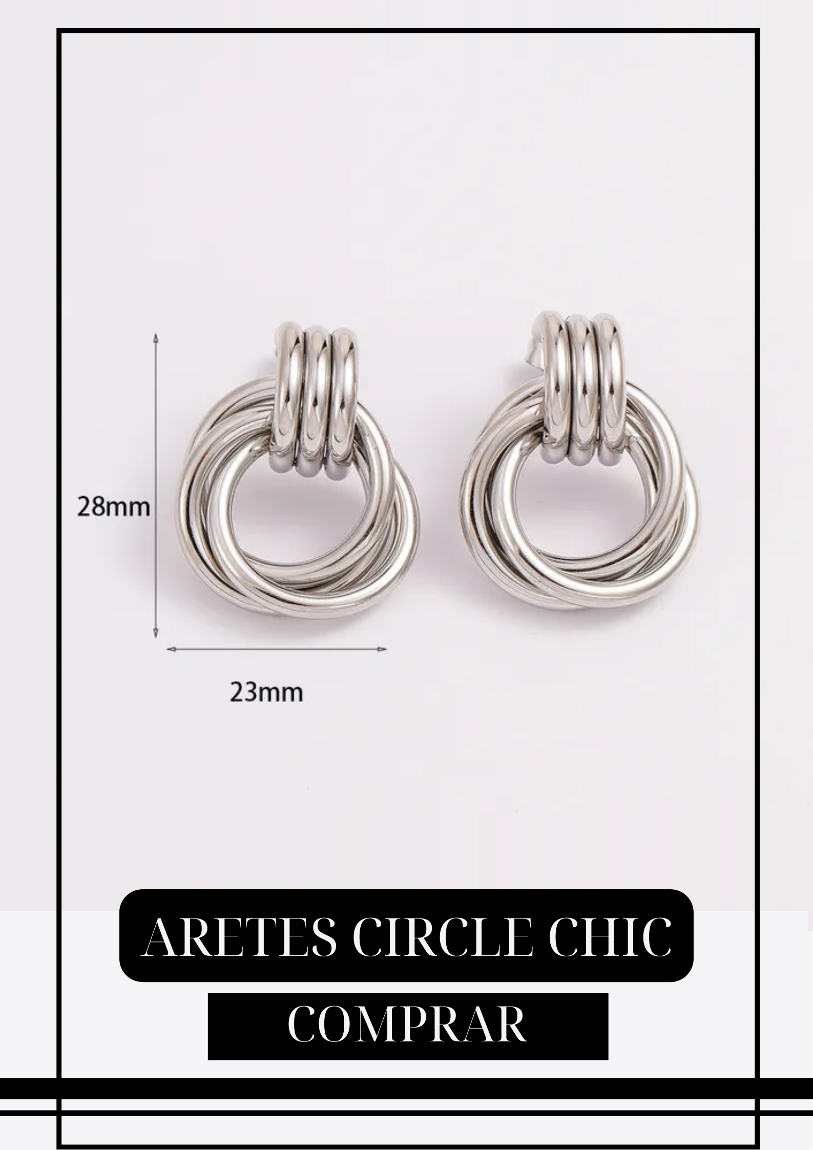 Aretes Circle Chic