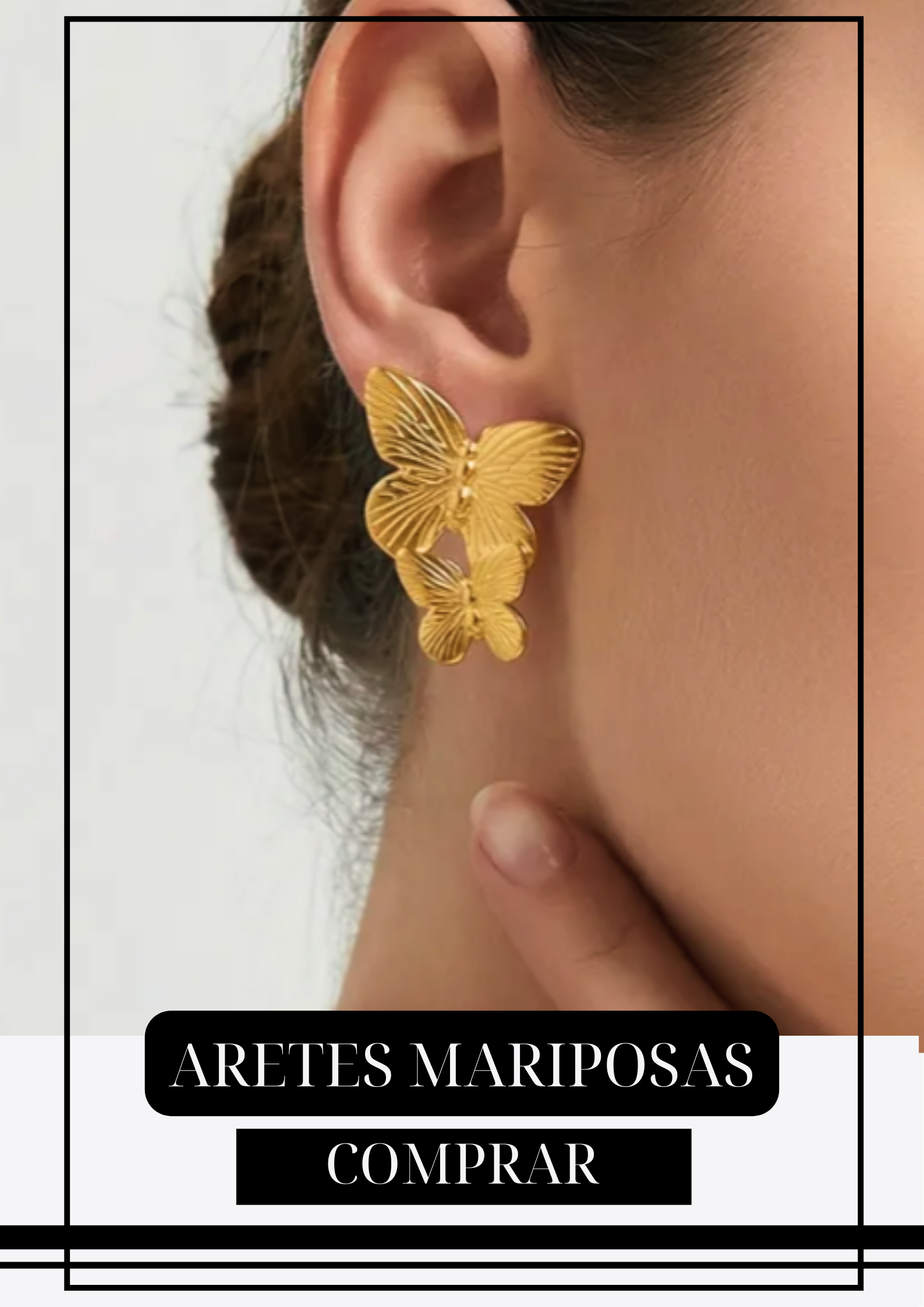 Aretes Mariposas Chic!