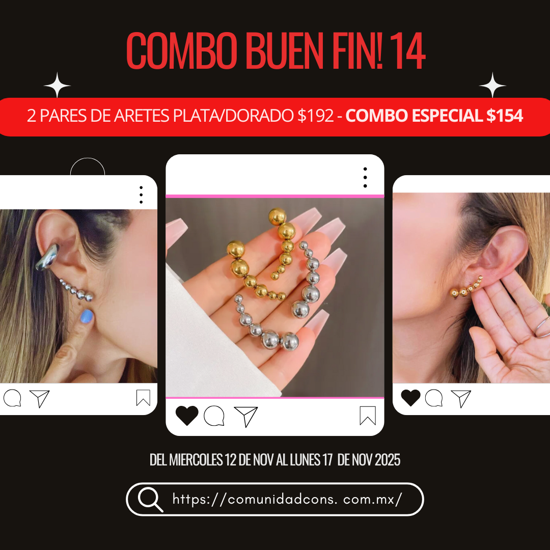 COMBO 14 - ARETES SIMULADORES