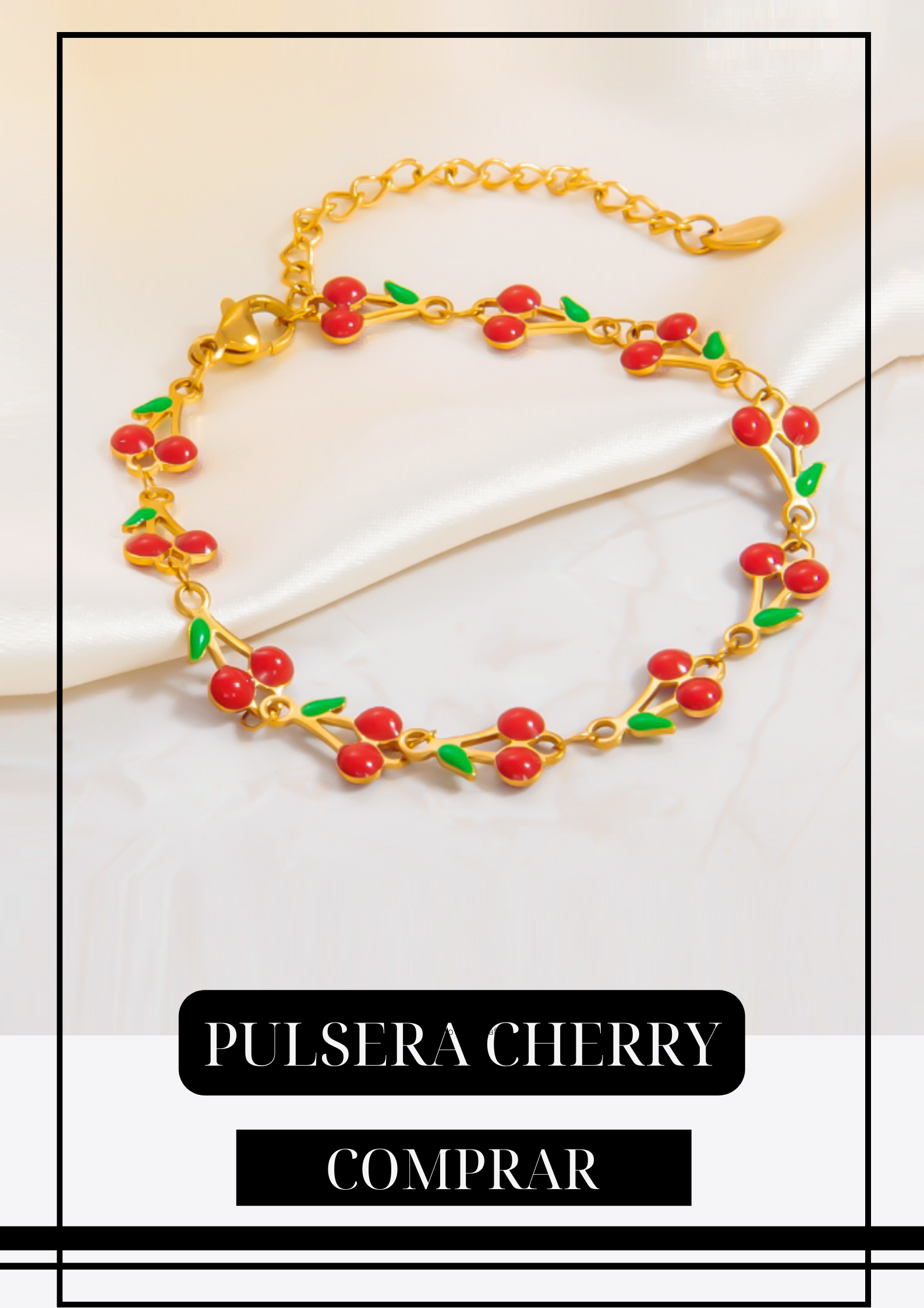 Pulsera Cherry Cute