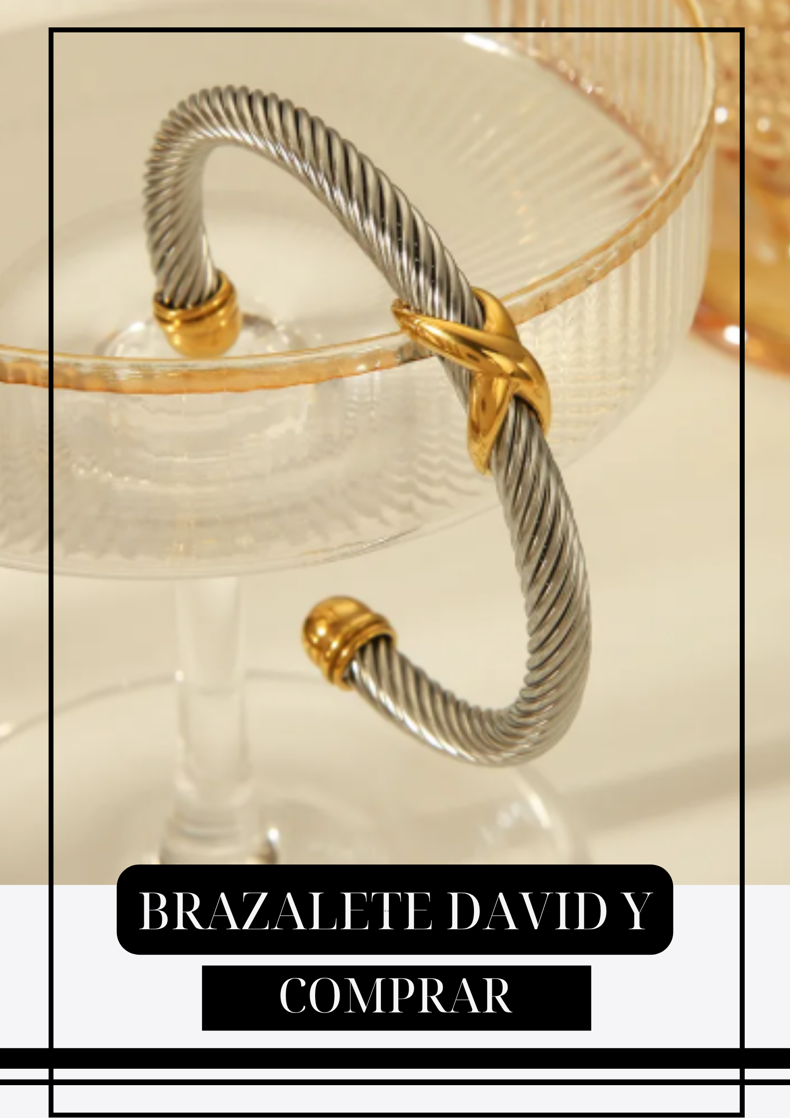 Brazalete DY IT Plateado