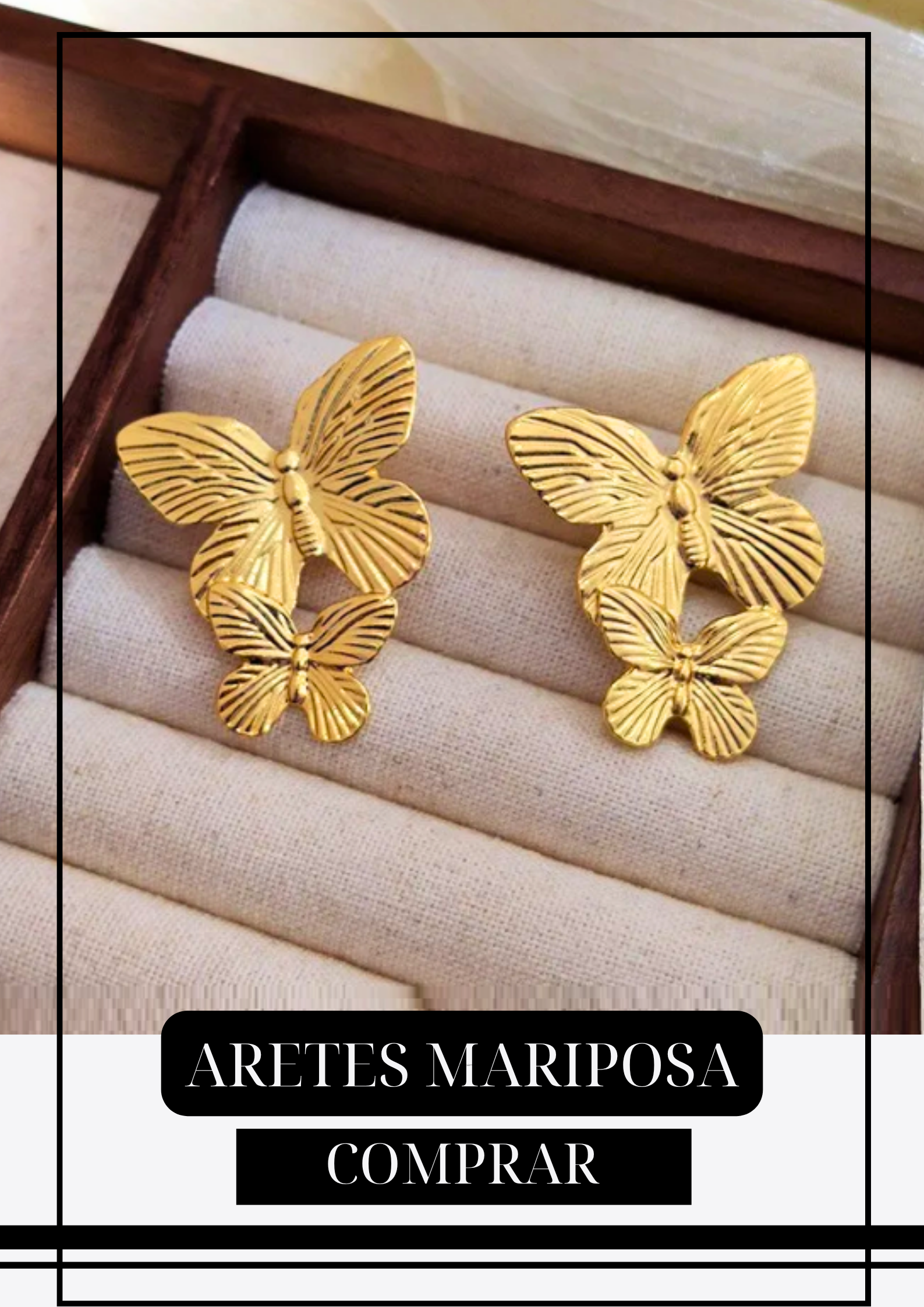 Aretes Mariposas Chic!