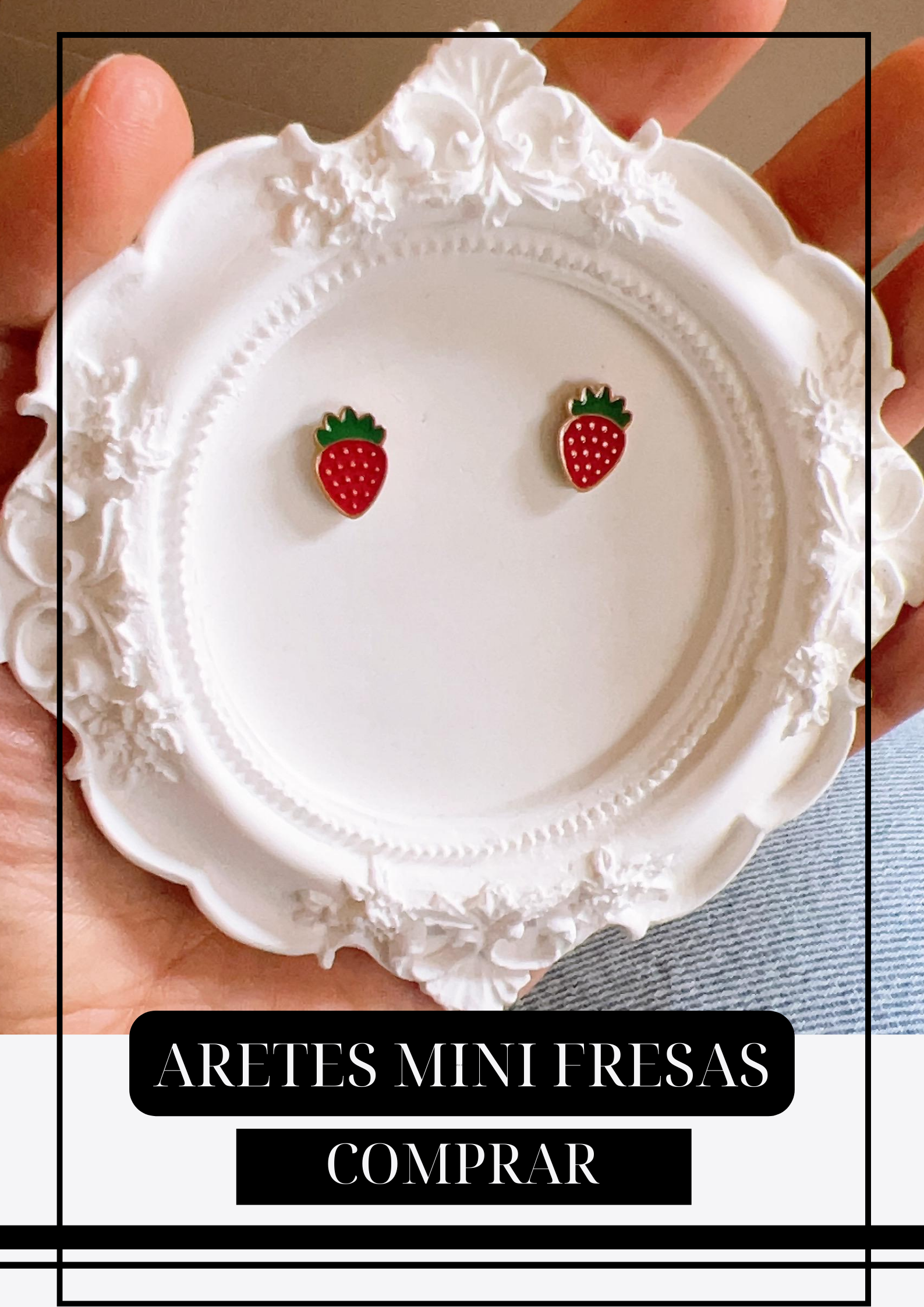 Aretes Mini Fresas