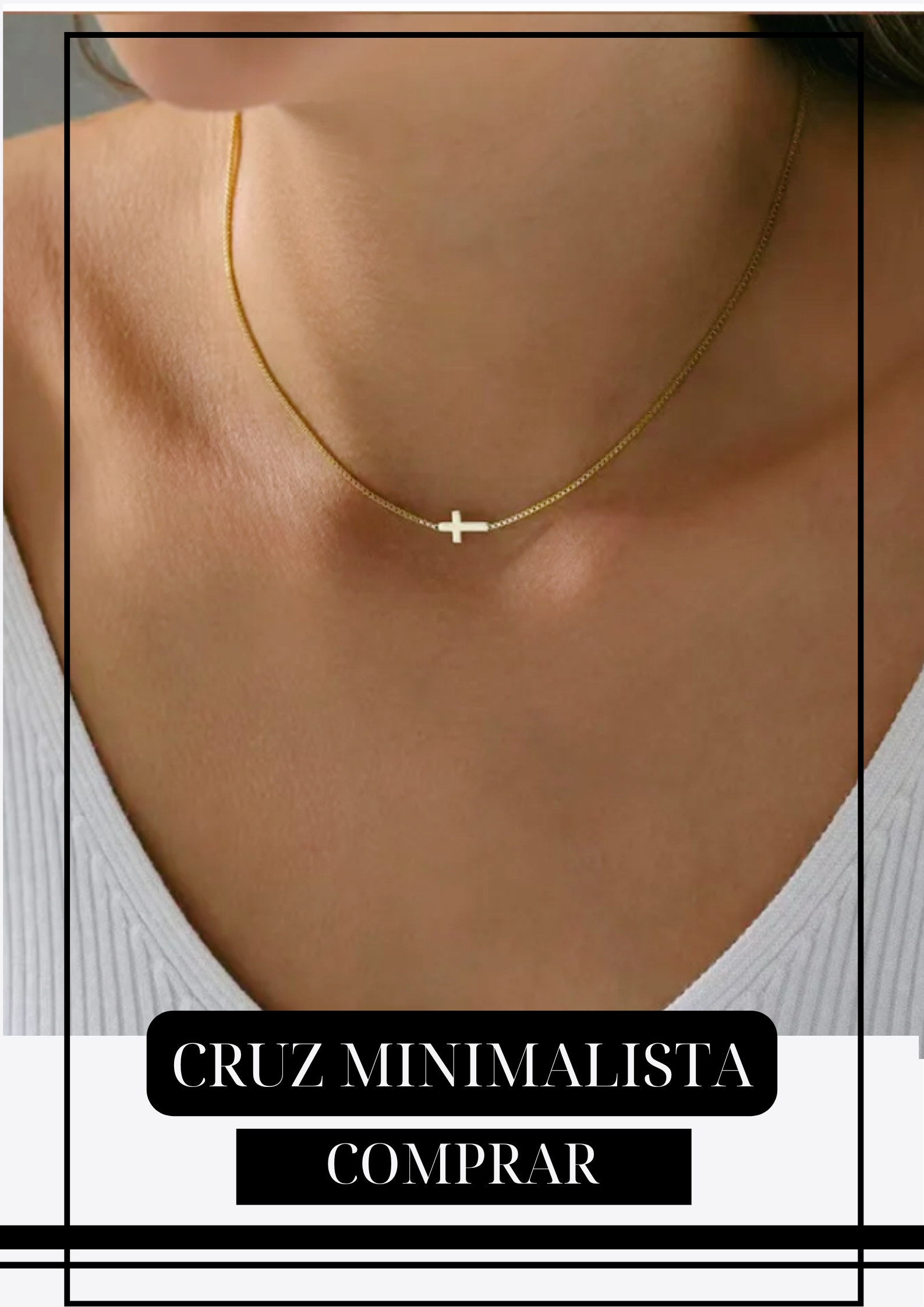 Collar Minimalista Cruz