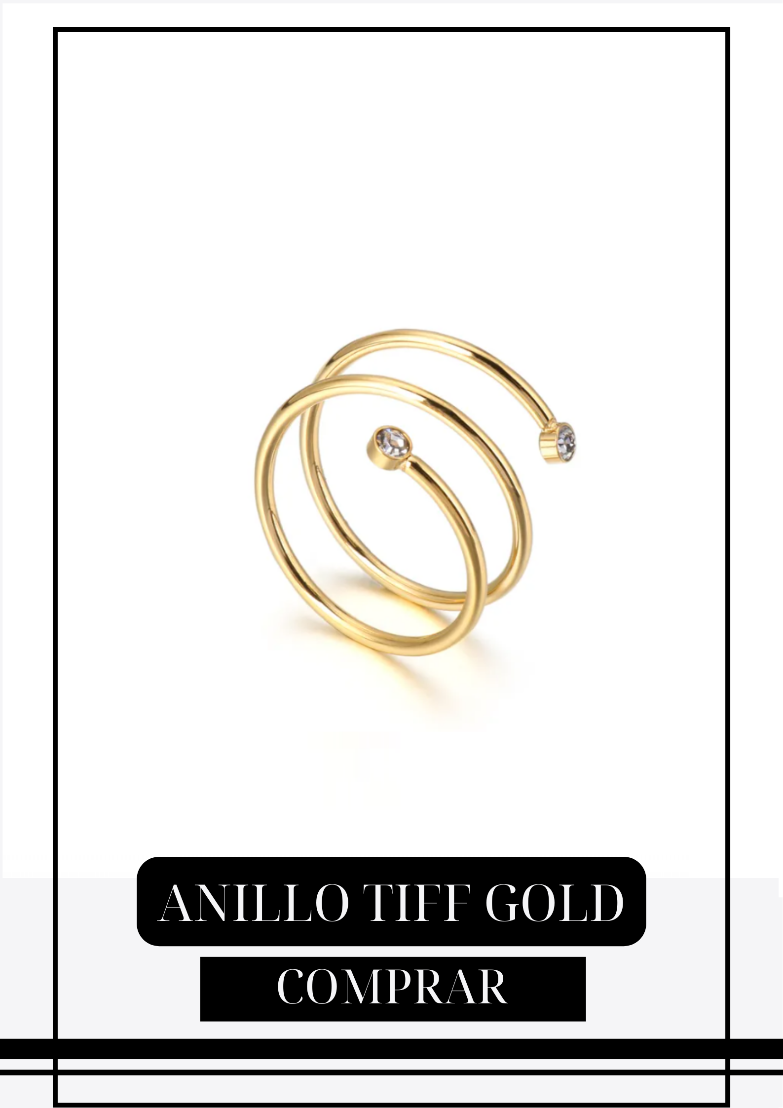 Anillo Circular Tiff