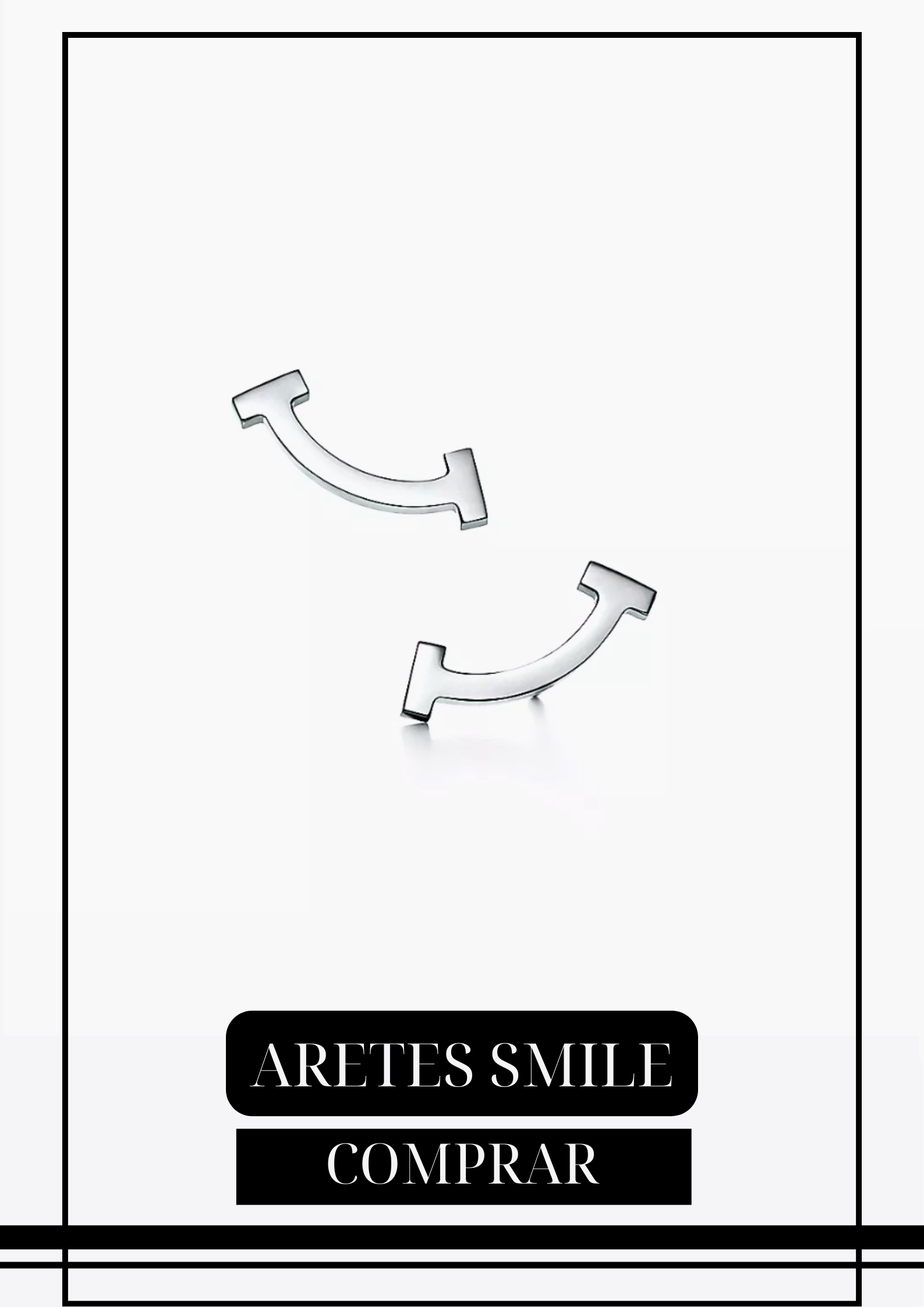 Aretes Mini Smile Silver