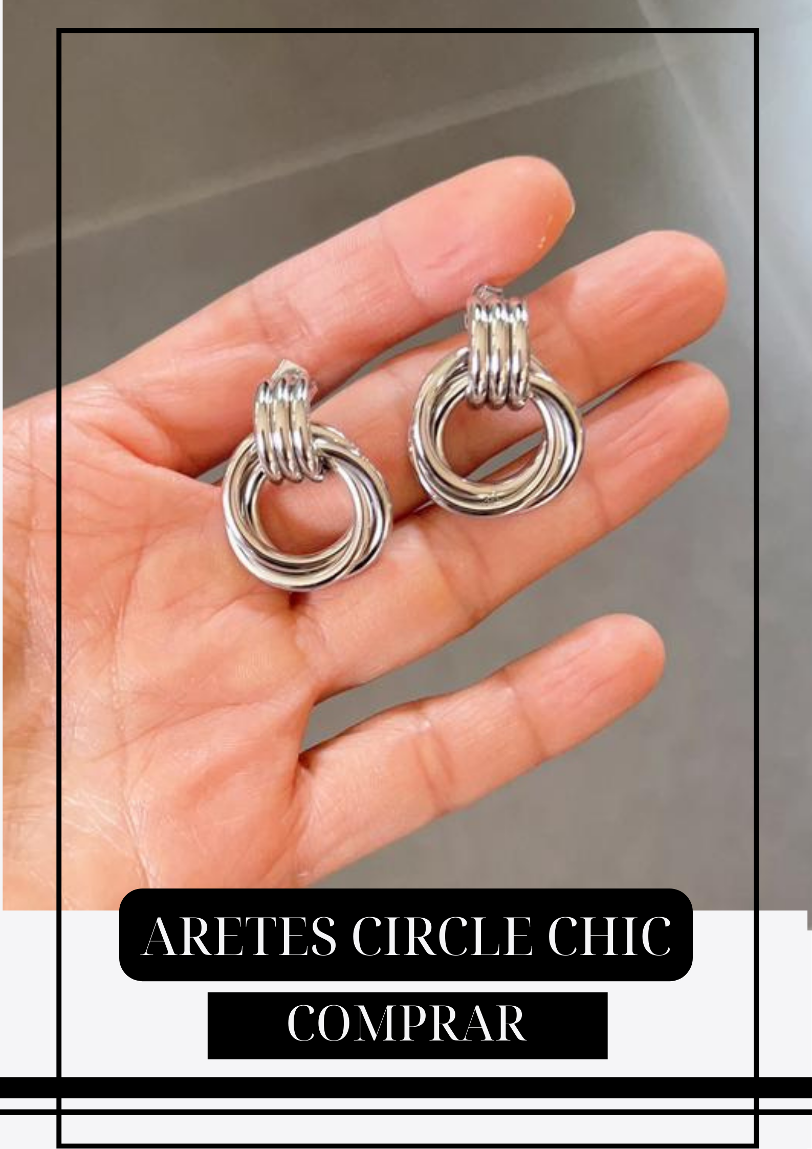 Aretes Circle Chic
