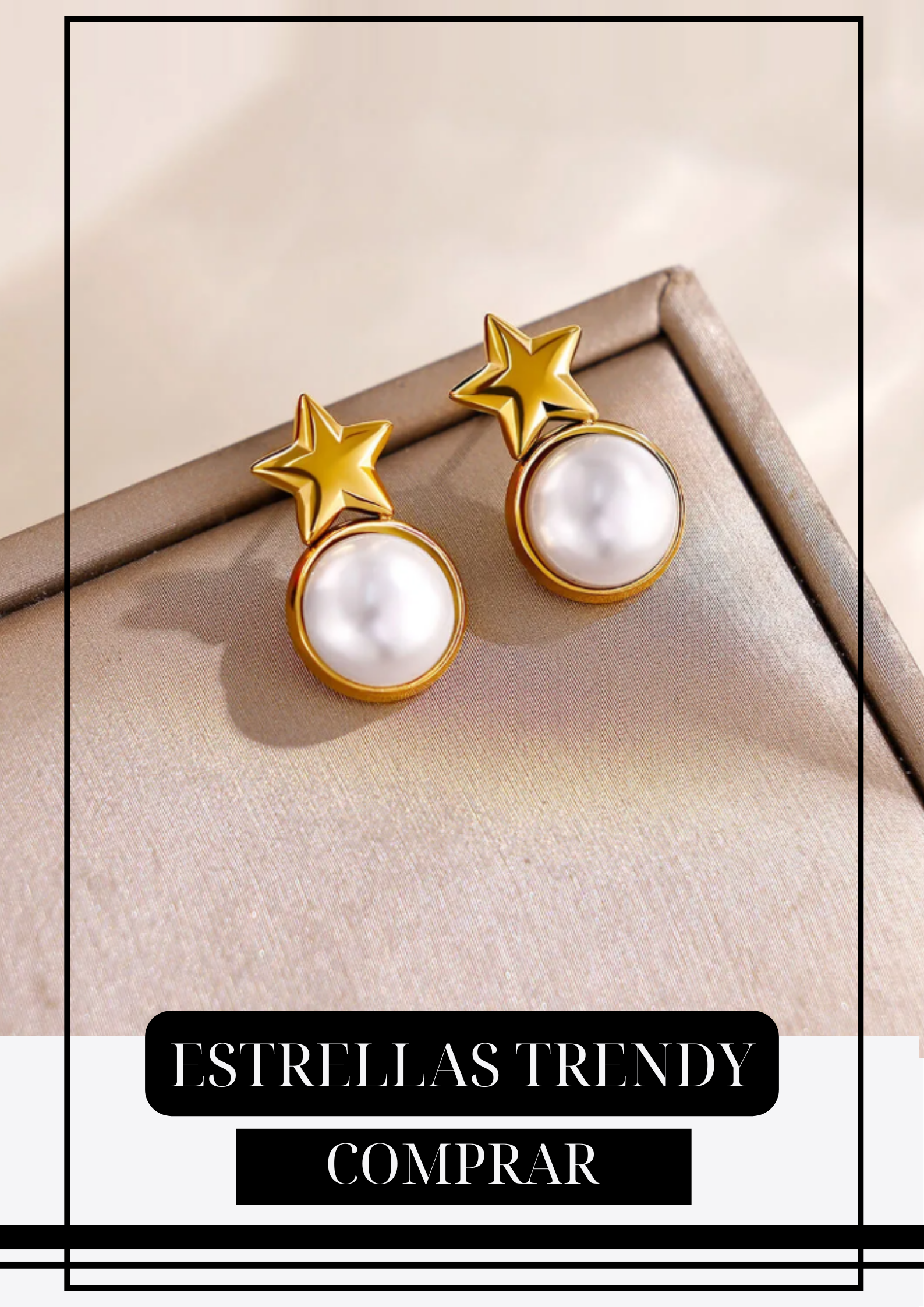 Aretes Estrellas Trendy