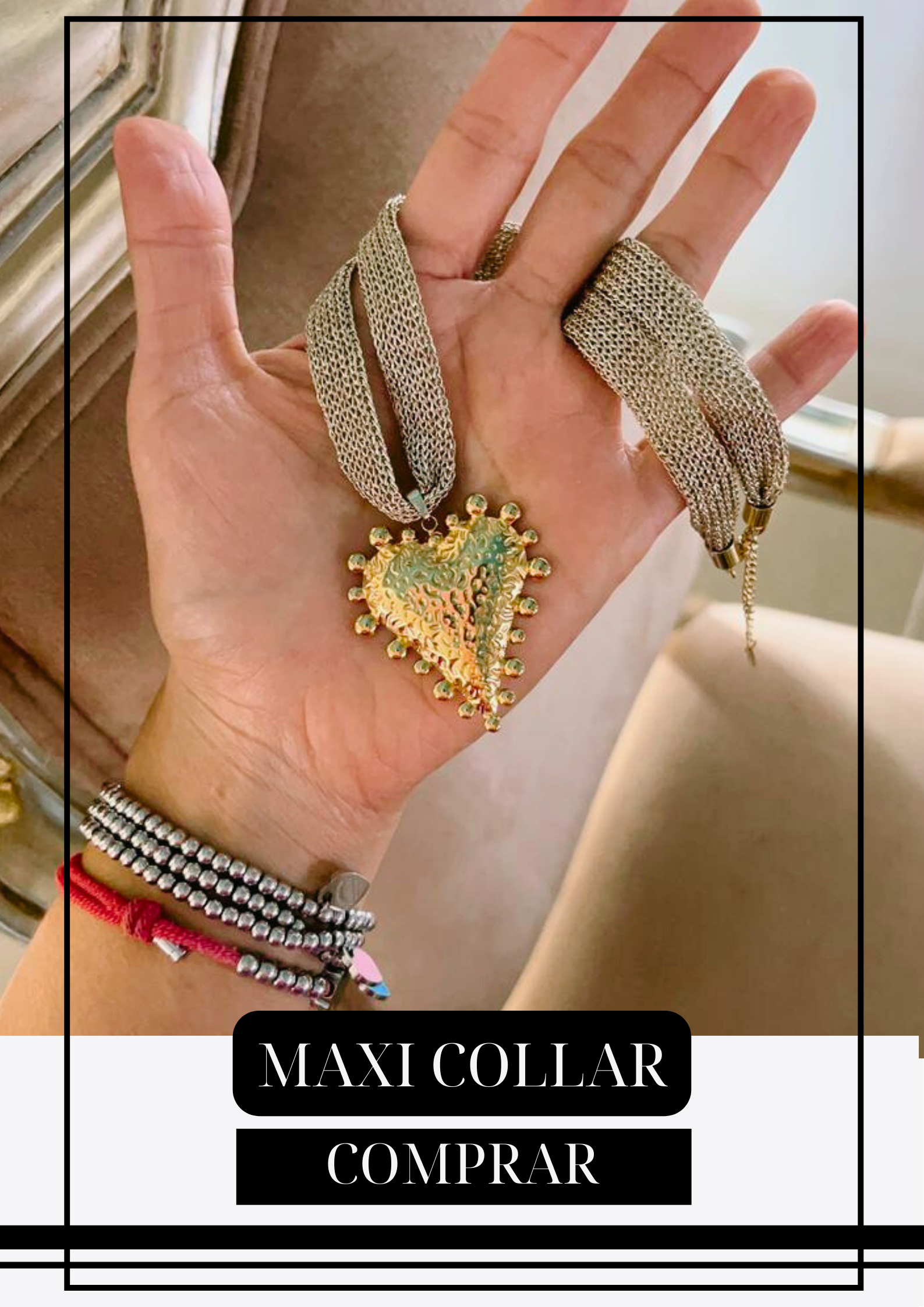 Collar Maxi Corazón Lock