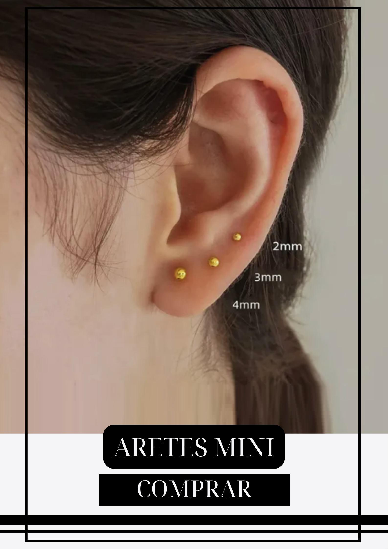SET 3X1 ARETES GOLD