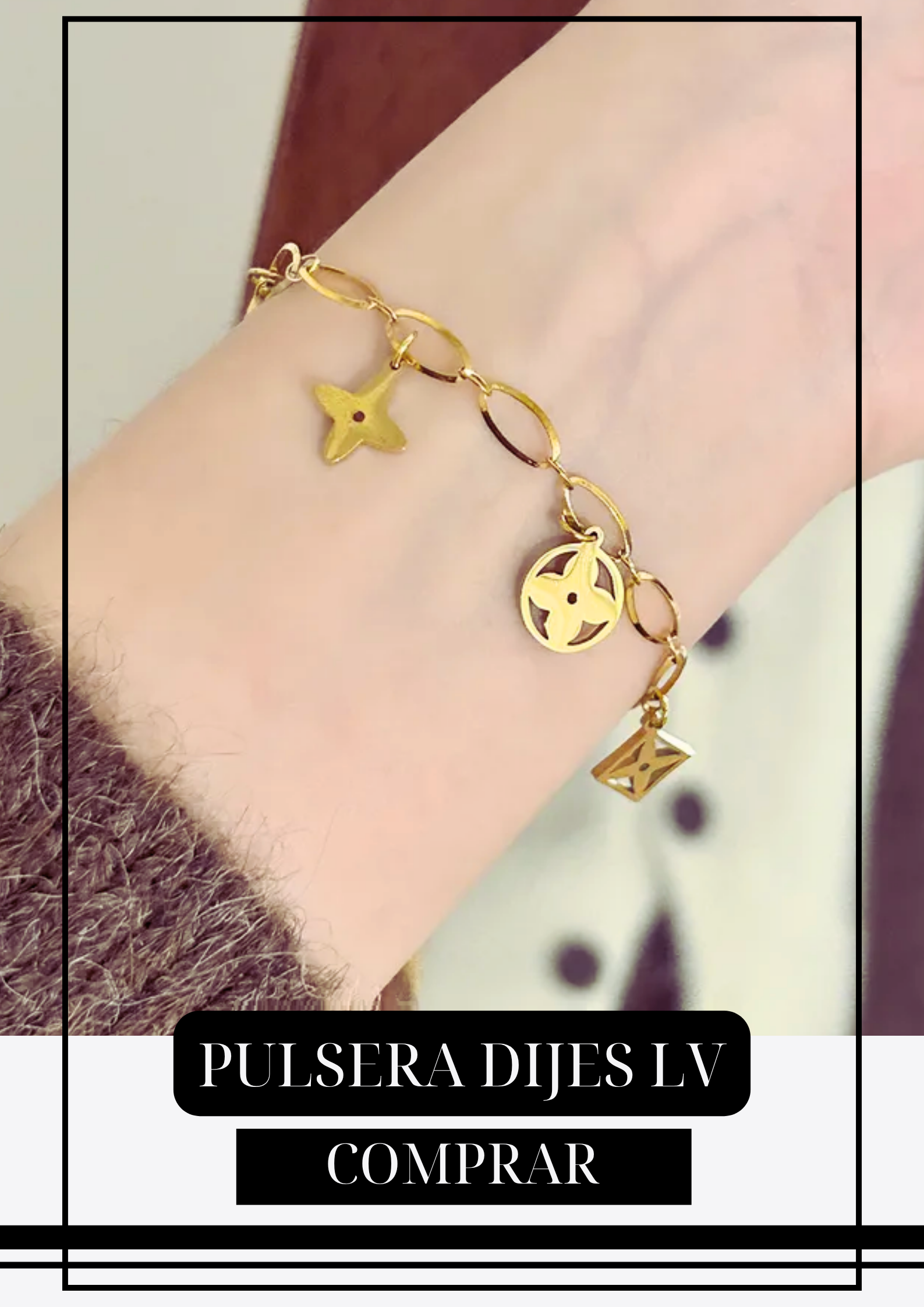 Pulsera Dijes Louis V