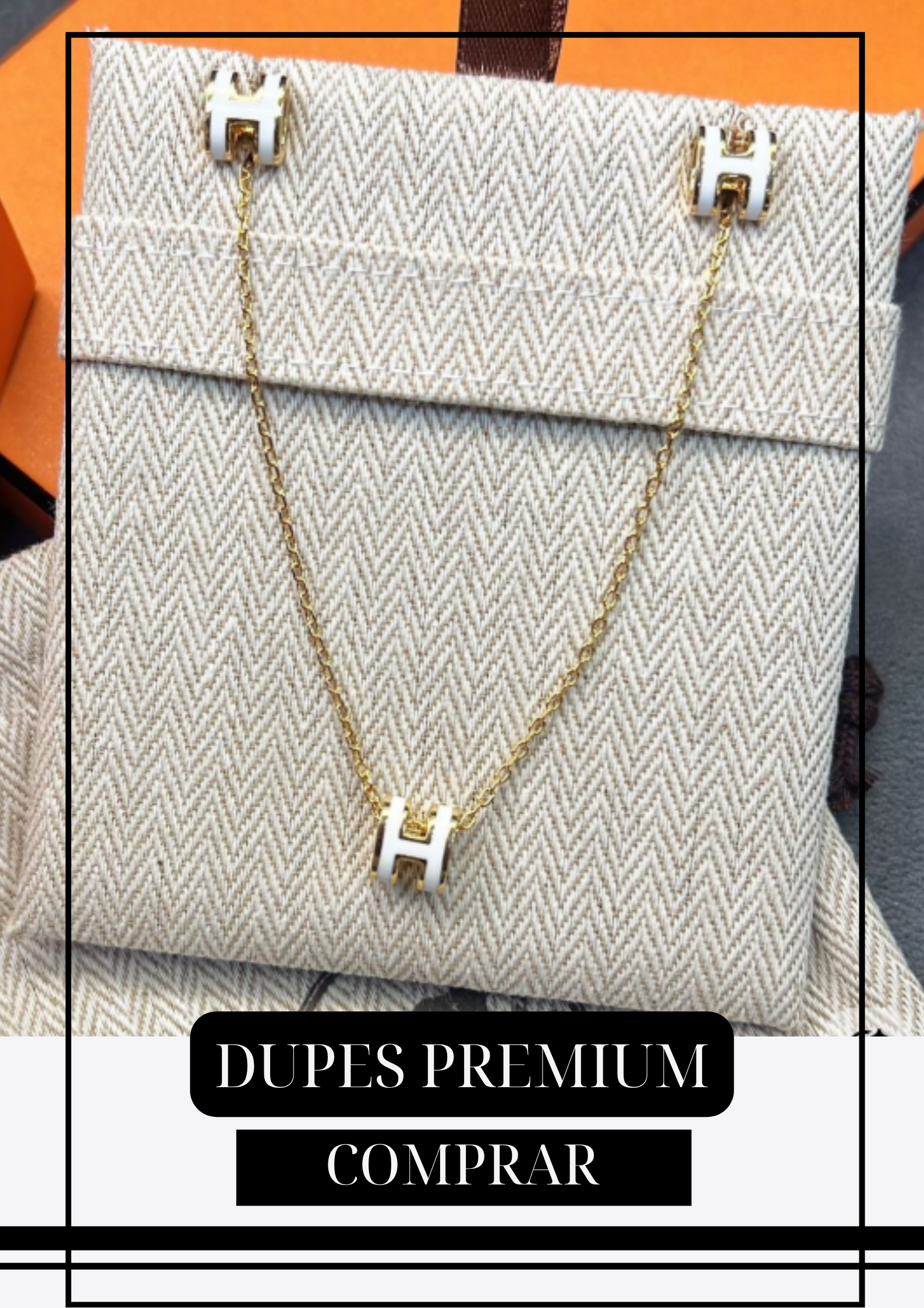 Collar H White