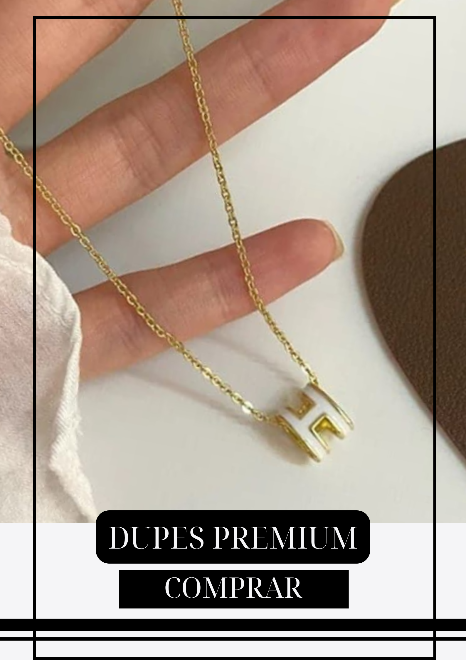 Collar H White