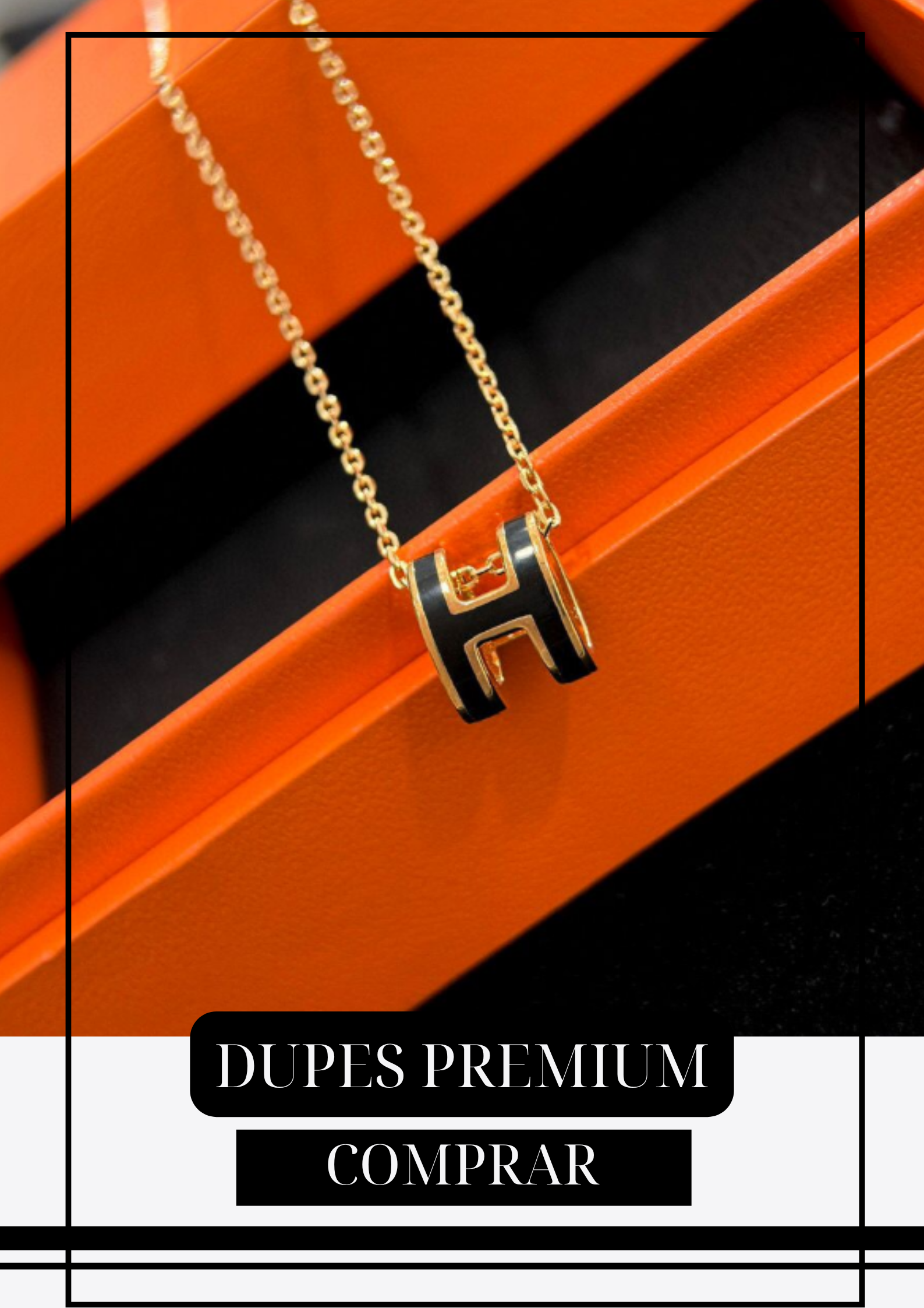 Collar H Black