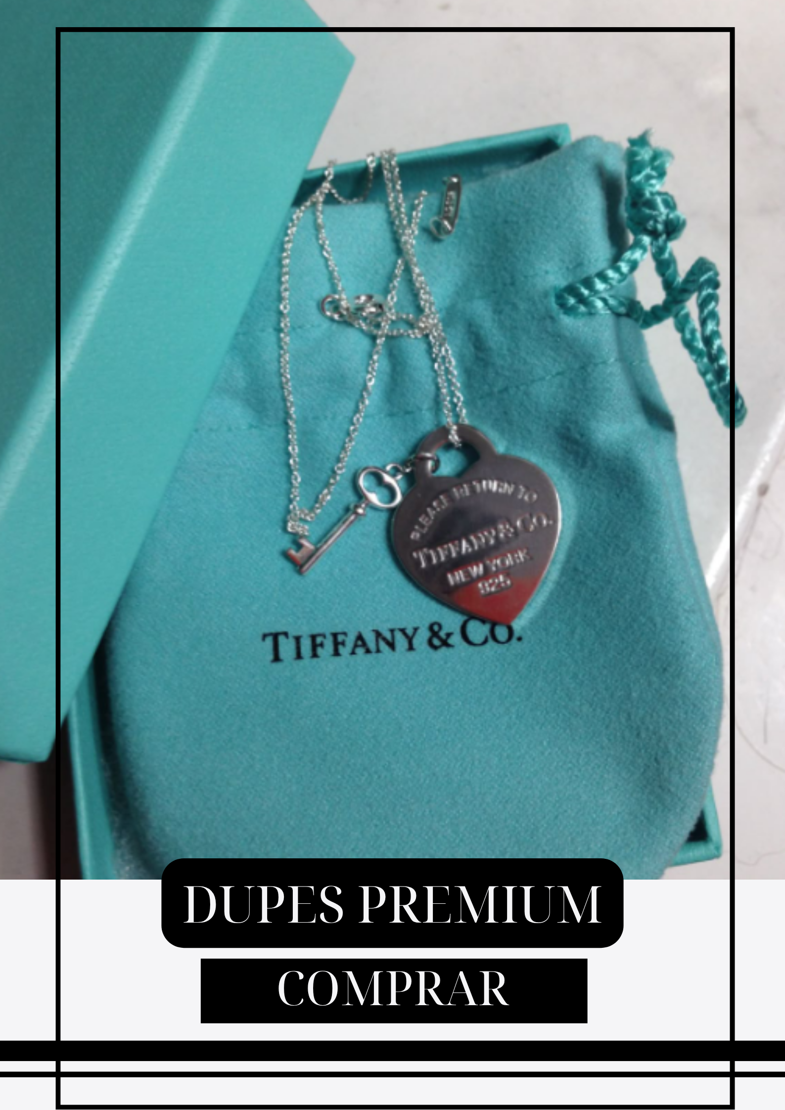 Collar Tiff Llave Silver