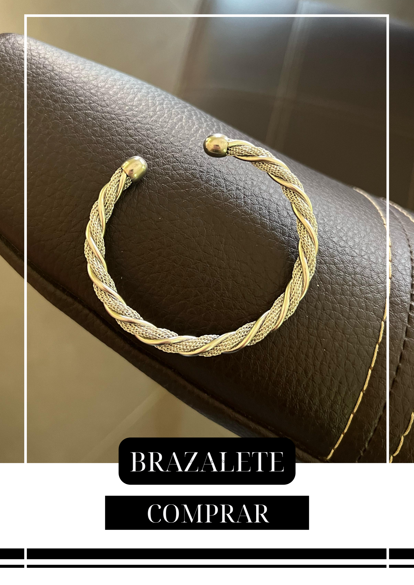 Brazalete DY Plateado