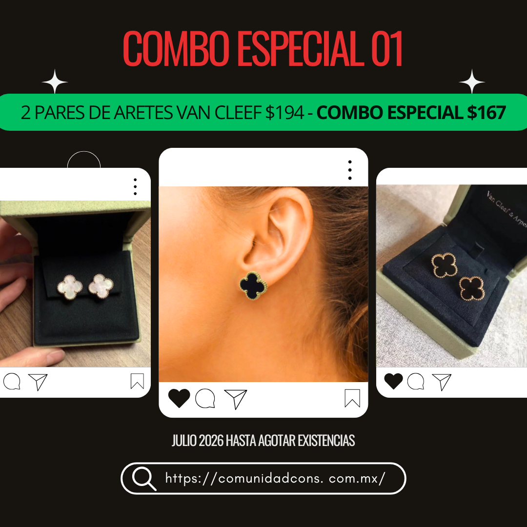 COMBO 01 JULIO ARETES