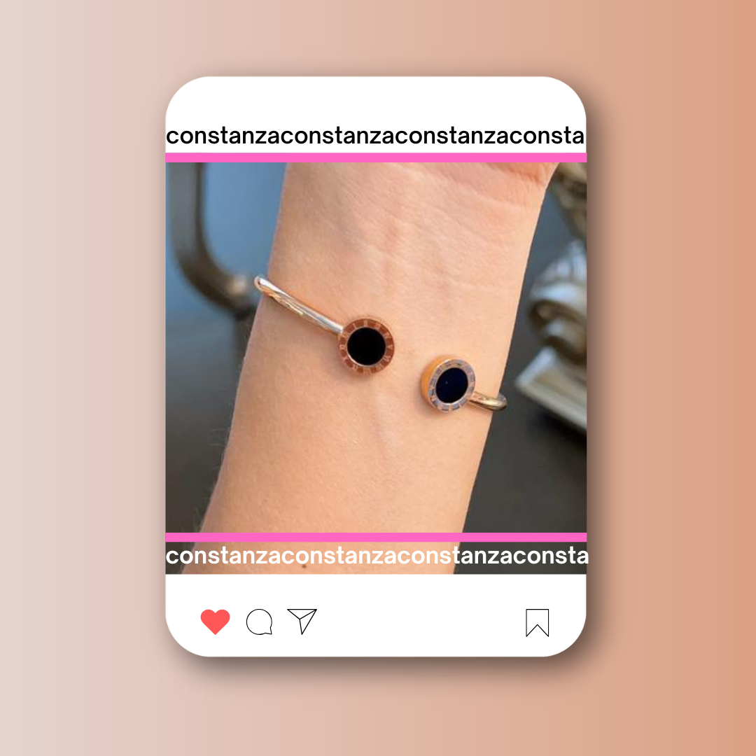 Brazalete Delgado BV Oro Rosa