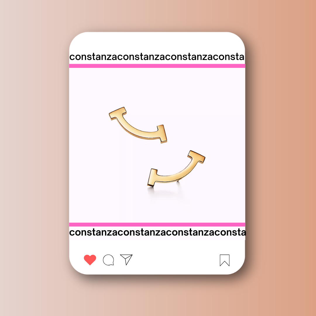 Aretes Mini Smile Gold