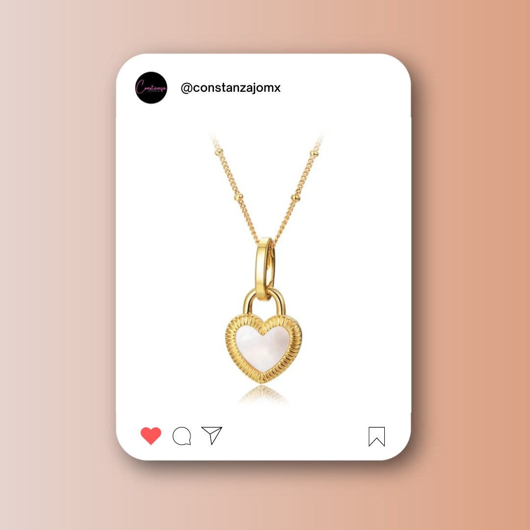 Collar Doble Vista Corazones