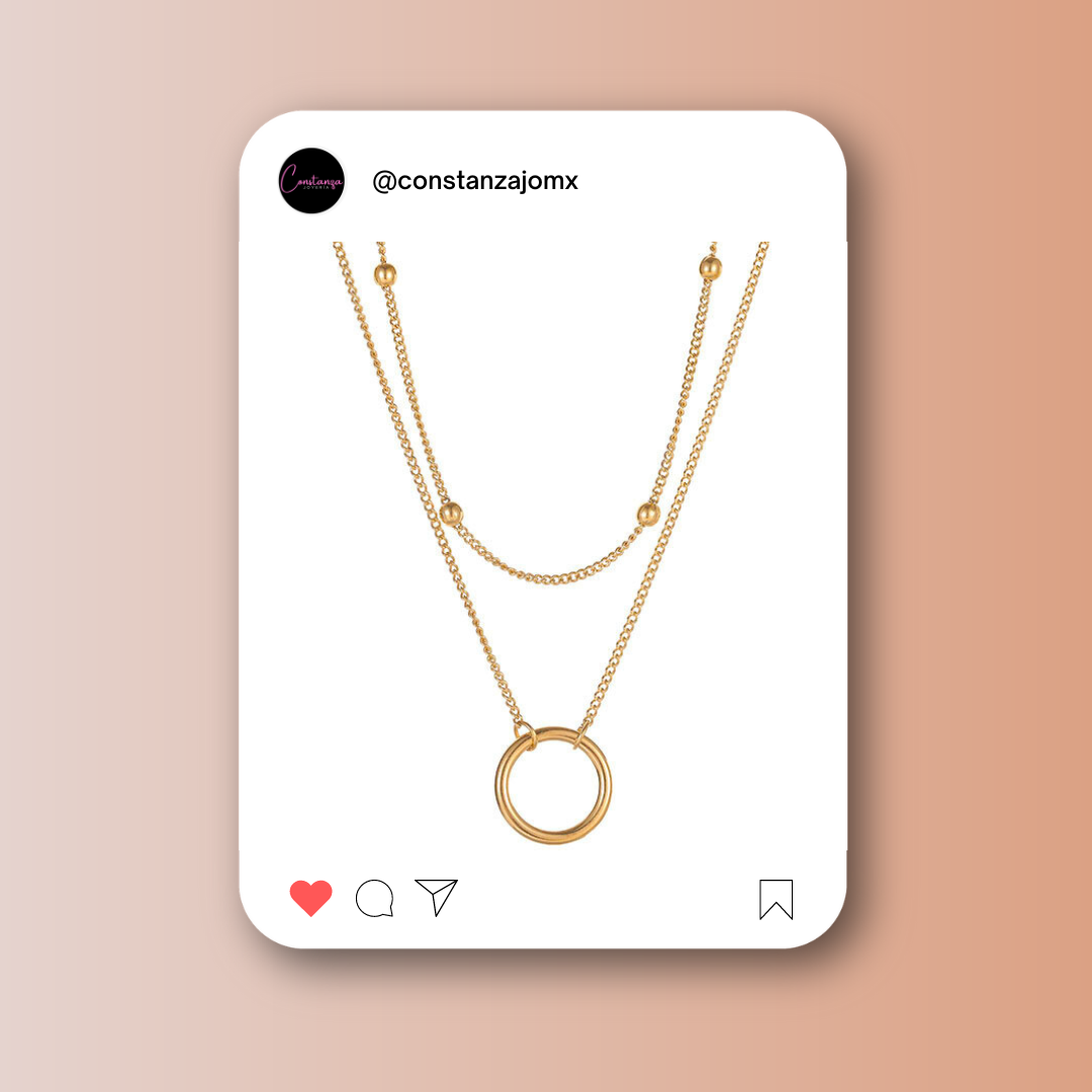 Collar Doble Circle