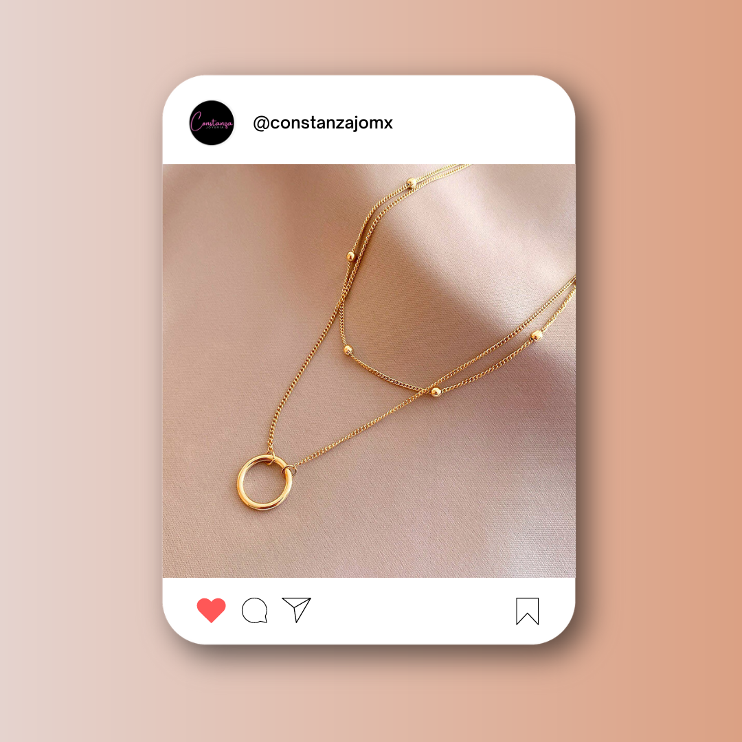 Collar Doble Circle
