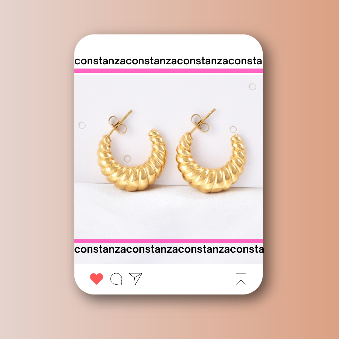 Arracadas Croissant Clásicas