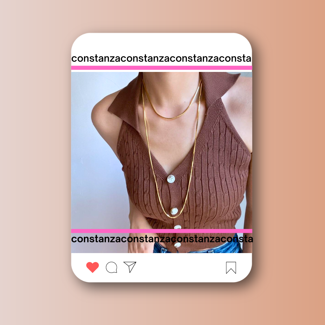 Collar Aesthetic Dorado