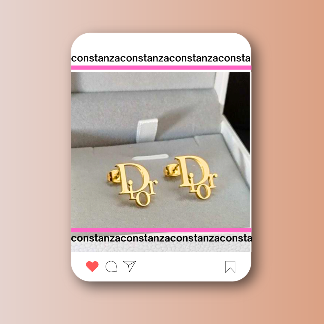 SET: Collar y Aretes CDGOLD